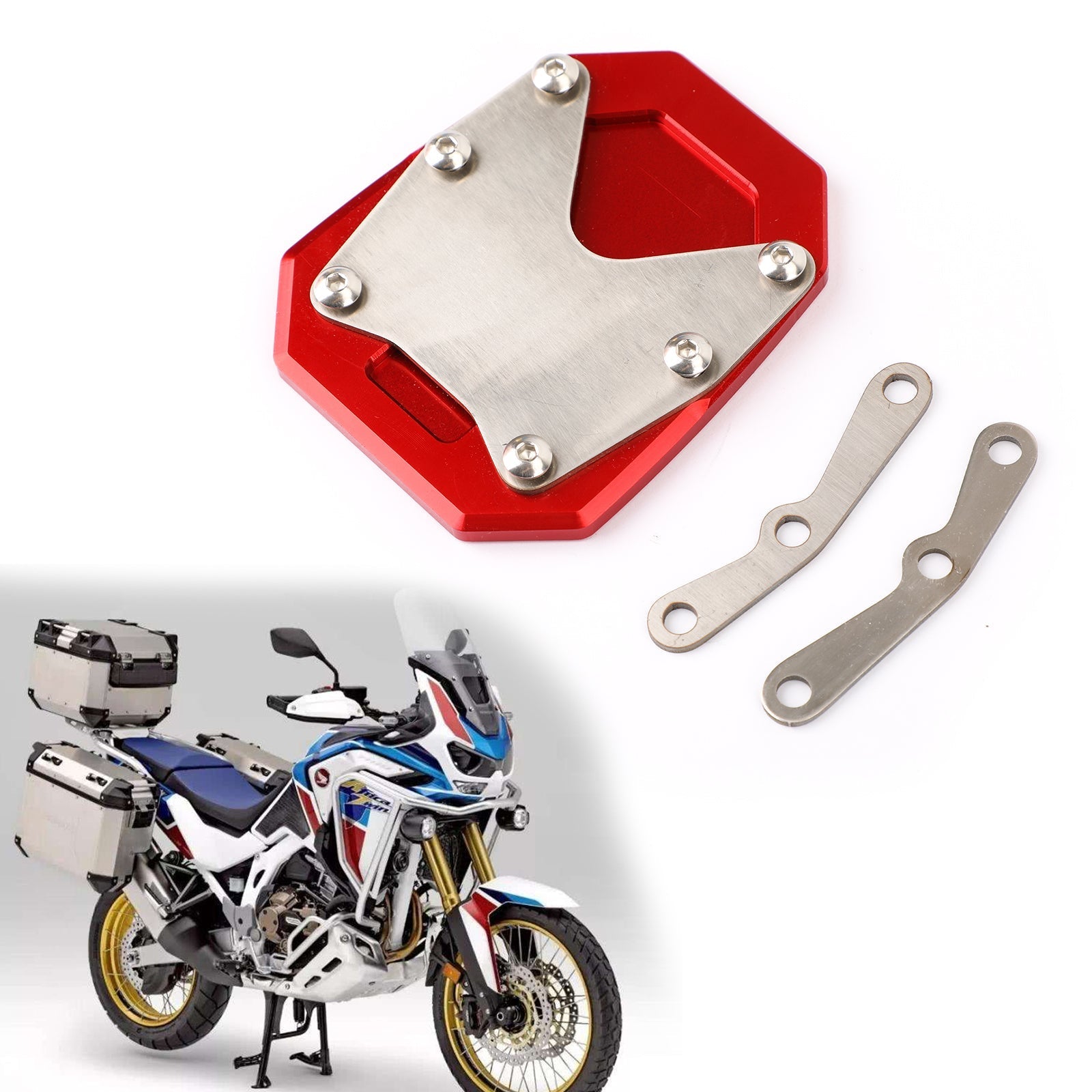 Coussinet de plaque de béquille latérale pour HONDA CRF 1100 L AFRICA TWIN/ADV (2020) générique