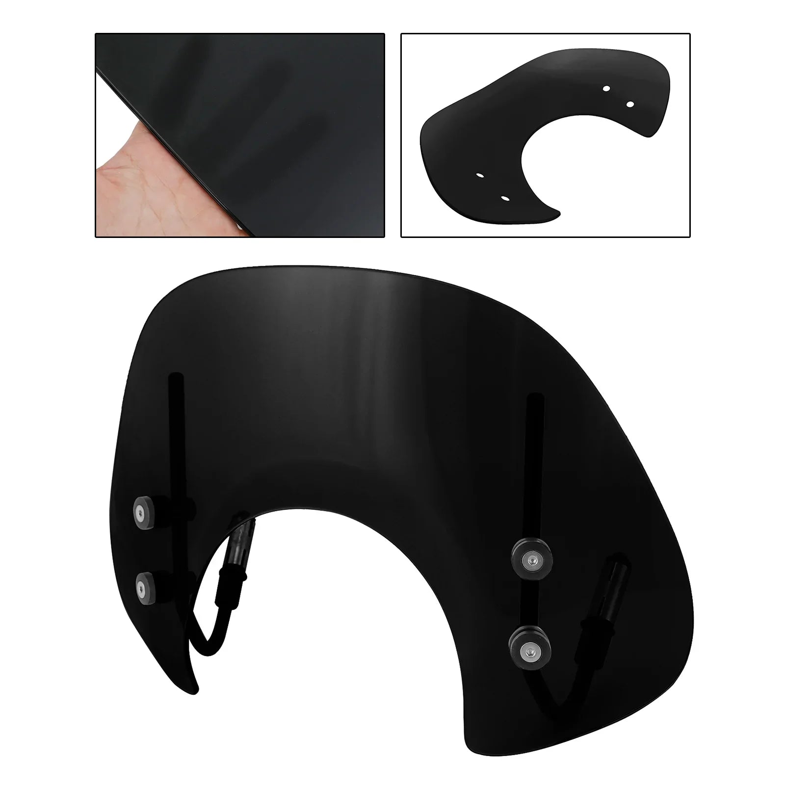 Vespa Primavera 150 2014-2021pare Kratko vetrobransko steklo