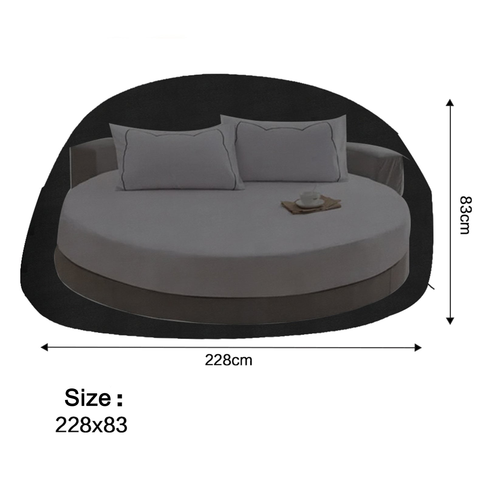 Imperméable extérieur lourd canapé chaise meubles couverture jour lit jardin Patio rond