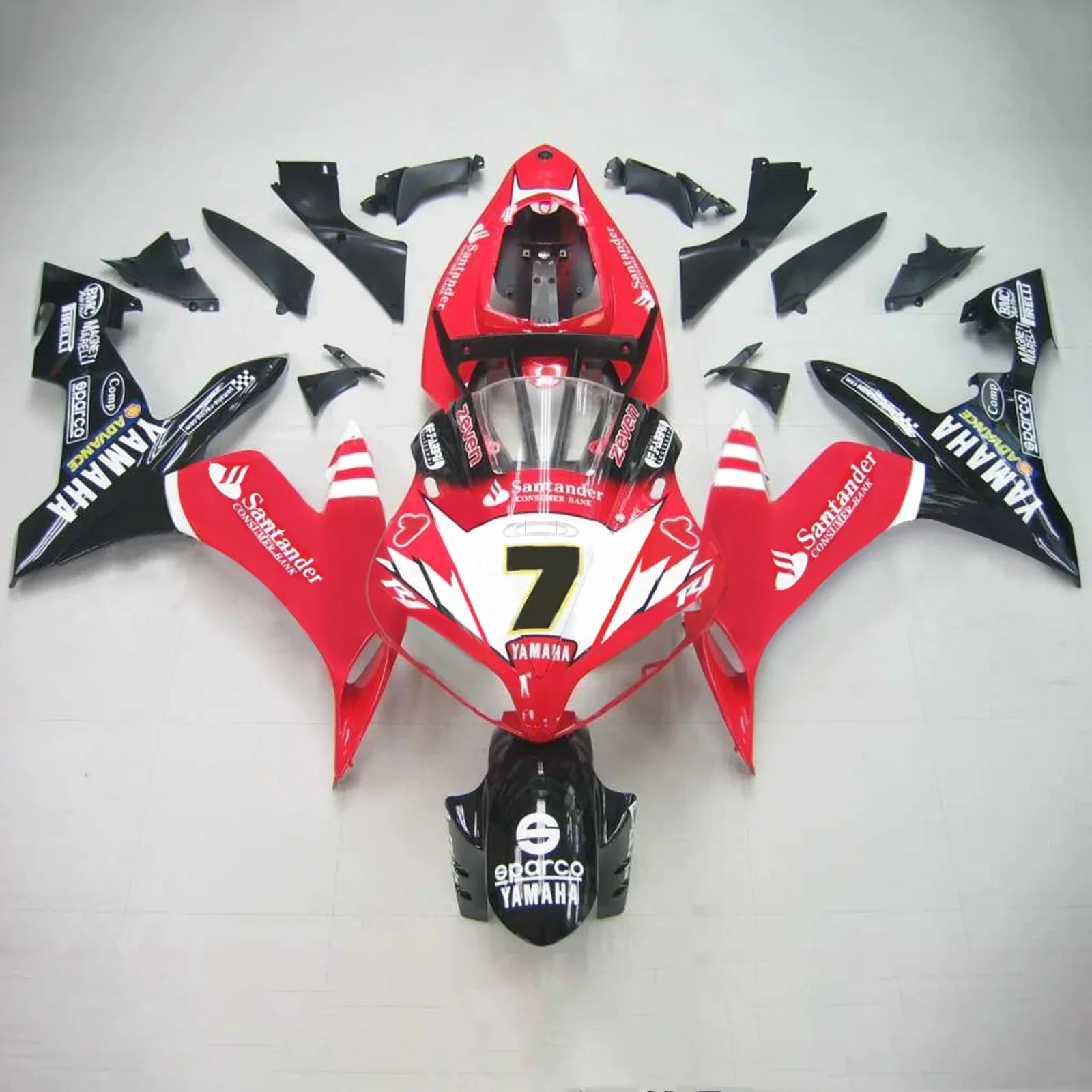 Amotopart kuipset voor Yamaha YZF 1000 R1 2004-2006 generiek