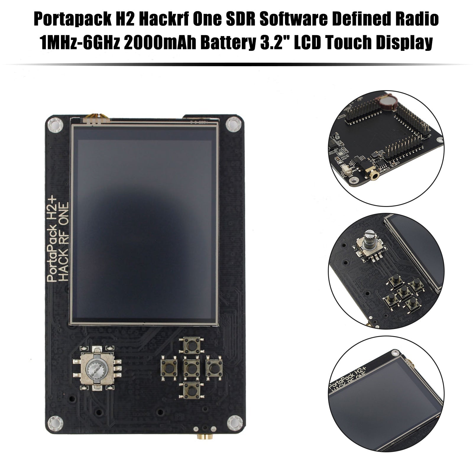 Hackrf One v1.7.3 Portapack H2 1 MH-6 GHz SDR zdefiniowany przez oprogramowanie bezprzewodowe
