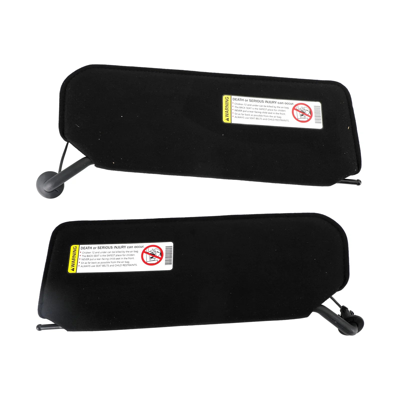 1997-2004 CORVETTE pare-soleil miroir de courtoisie C5 noir pare-soleil paire ombragée Fedex Express