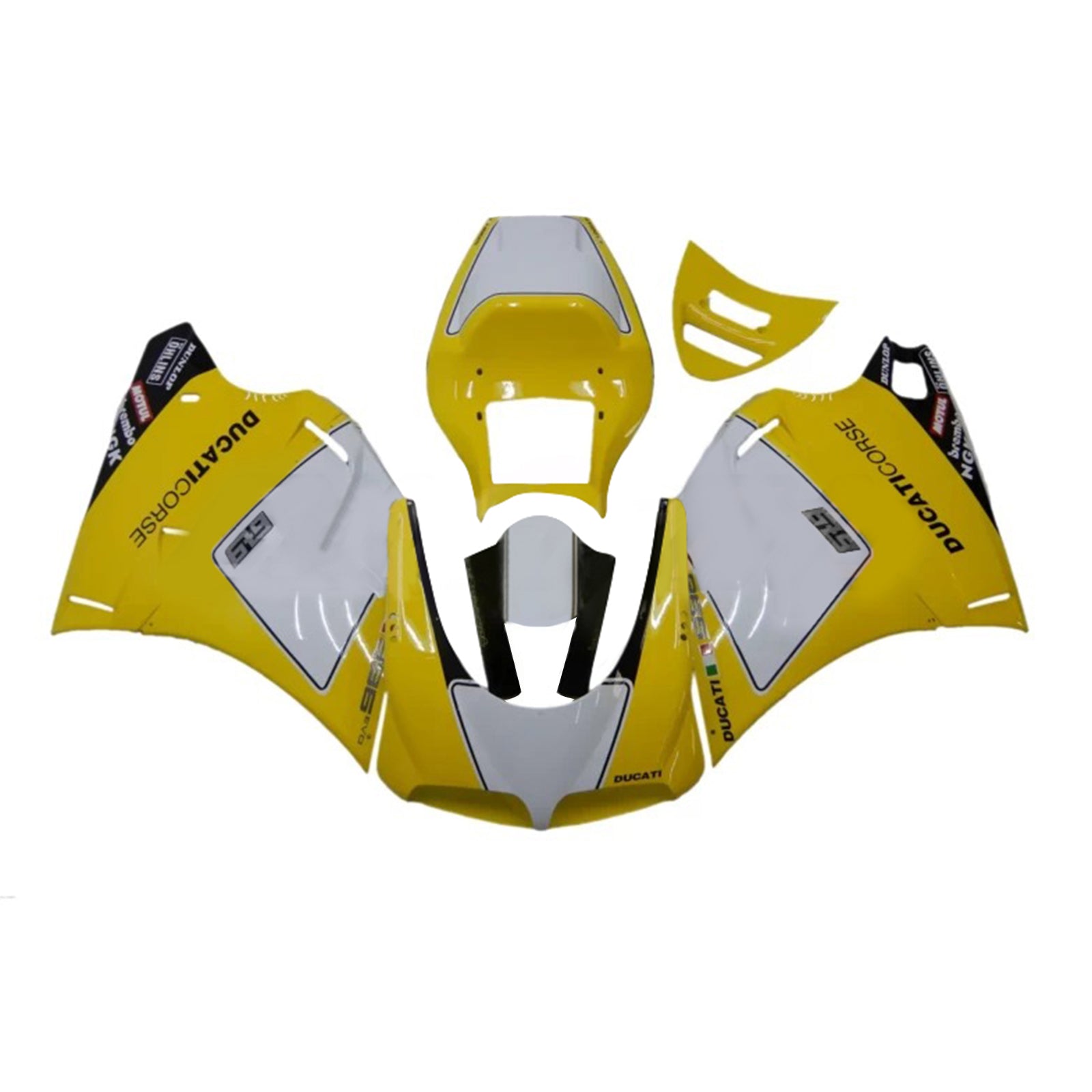 Amotopart Ducati 996 748 1996-2002 Zestaw nadwozia ABS Fairing