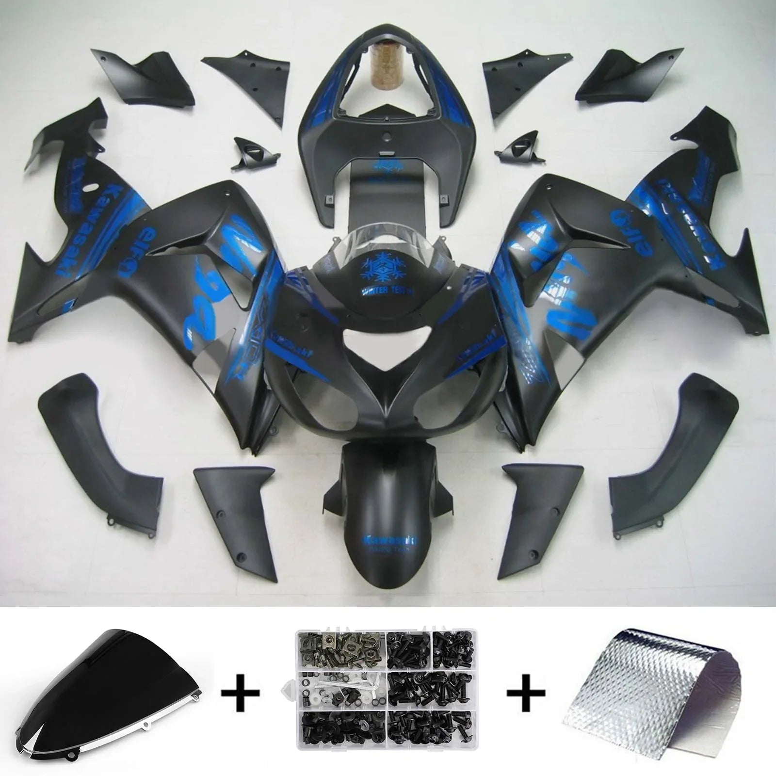 Amotopart kuipset voor Kawasaki ZX10R 2006-2007 Generiek