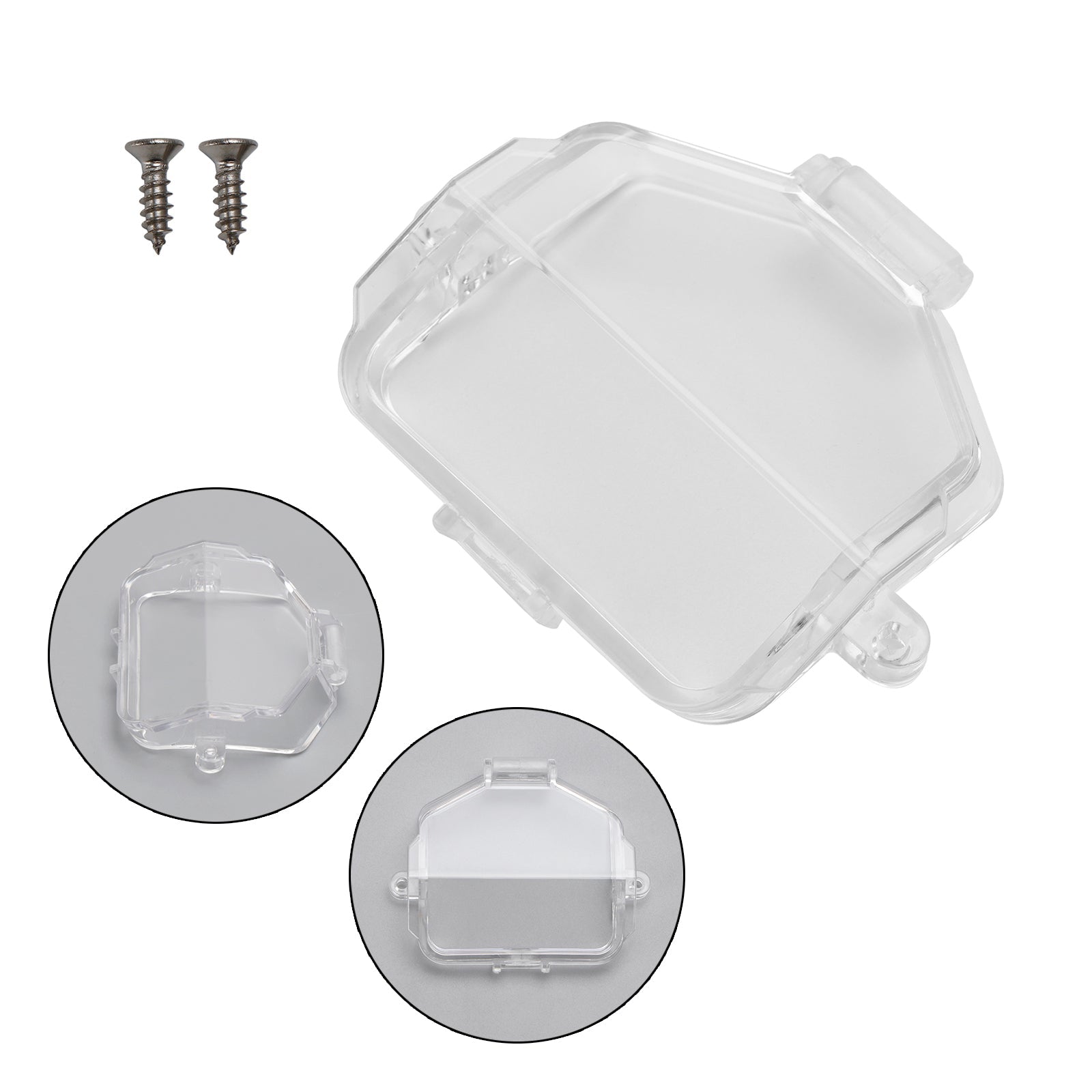 Honda Adv160 2022-2023 Wodoodporna osłona przełącznika Nakładka ochronna Ochraniacz na wargi Przezroczysta