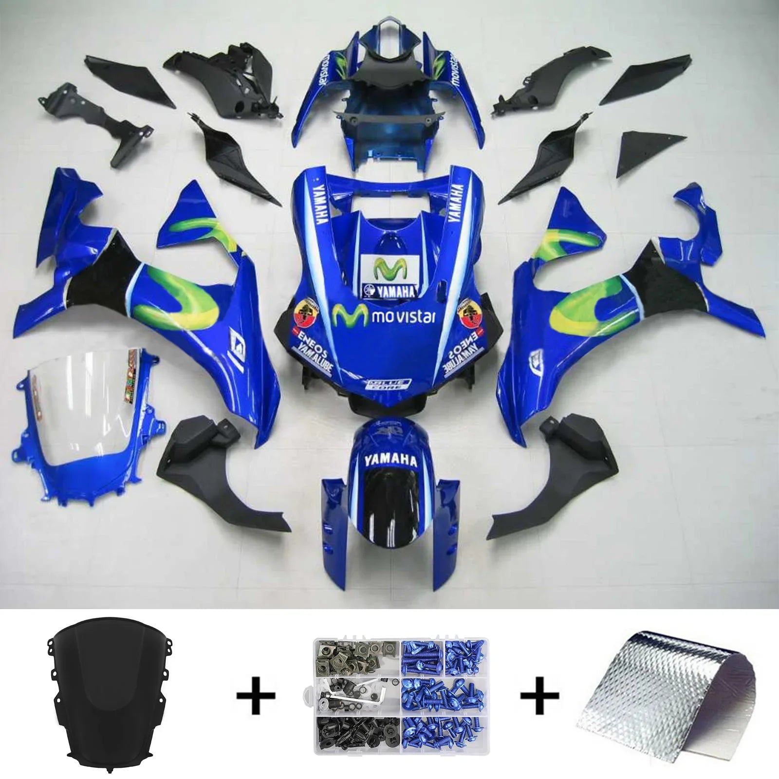 Amotopart Yamaha YZF R1 2020-2023 Kit de carenado de carrocería de plástico ABS