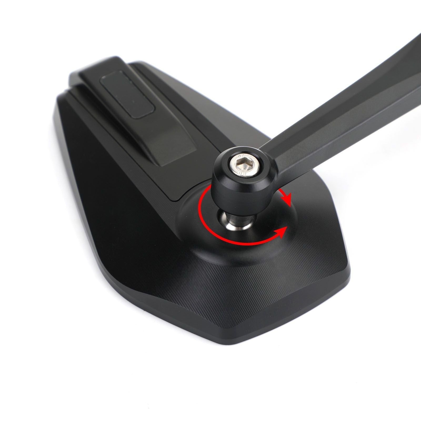 Universele motorfiets achteruitkijkspiegel CNC ALU 8 mm 10 mm voor generieke Custom Chopper Cruiser