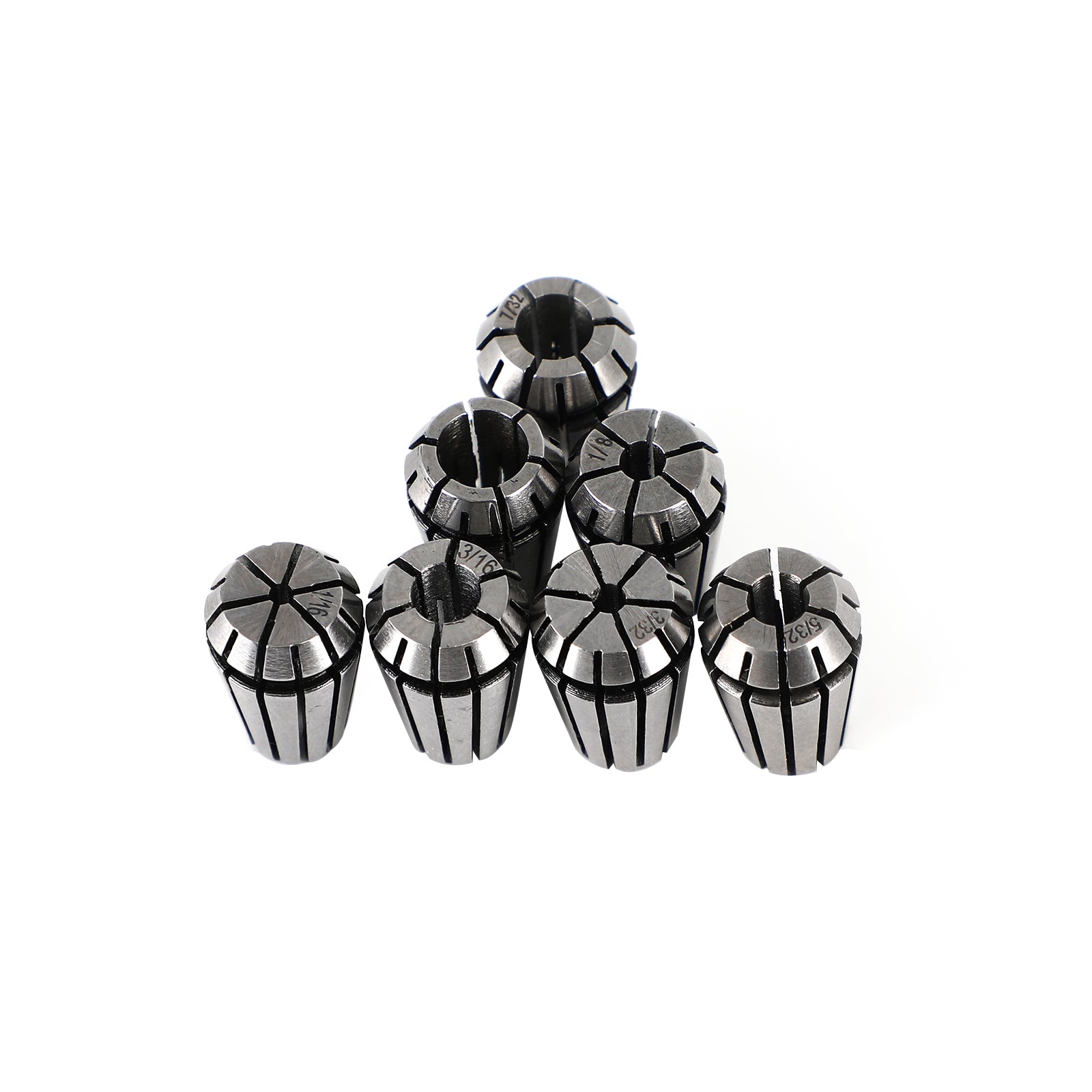 7 szt. ER11 tuleja sprężynowa 1/16 "-1/4" do frezarki CNC