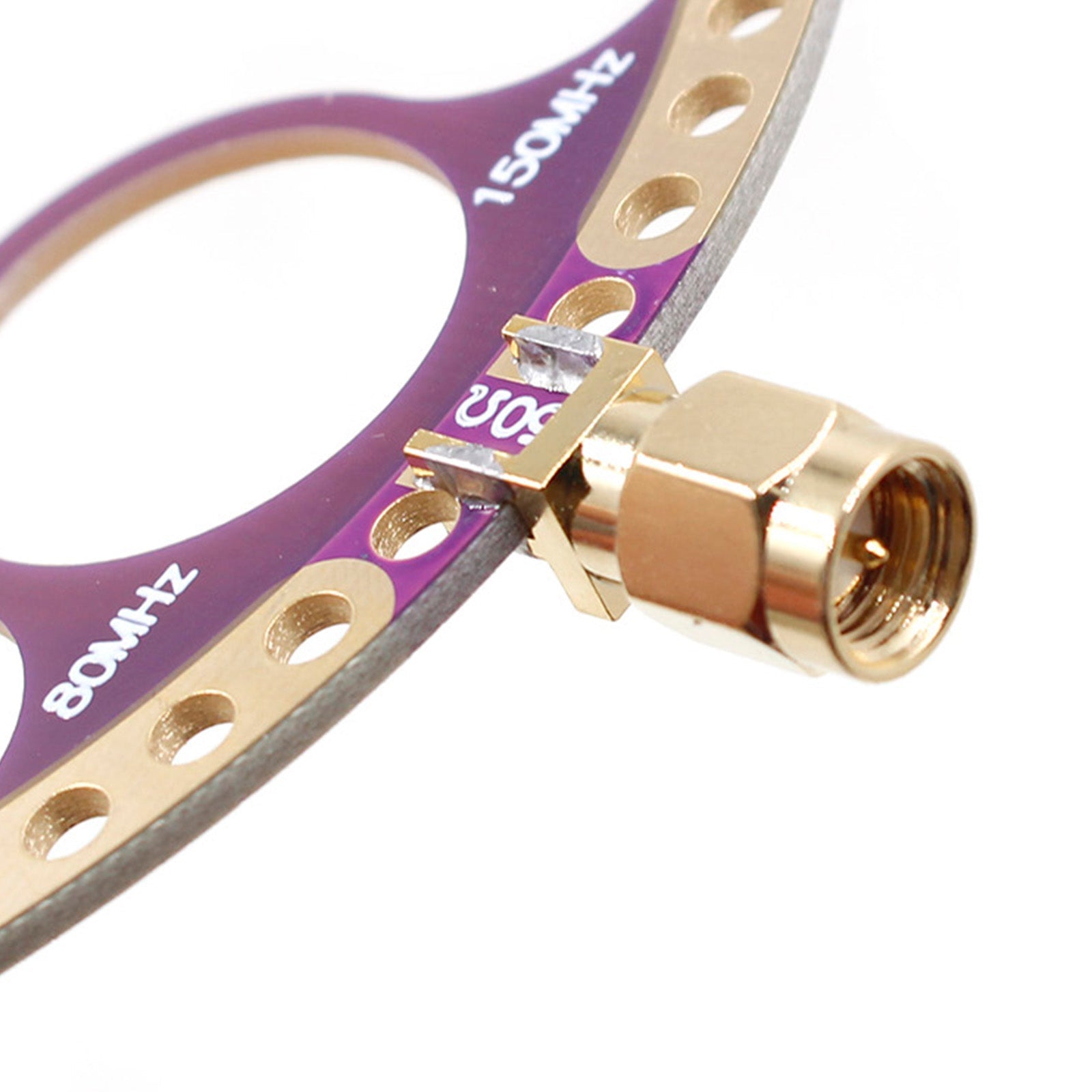 2x Antenne Donut VHF UHF FM Mini Boucle pour Récepteur Radio HFDY Malahiteam DSP DSP2