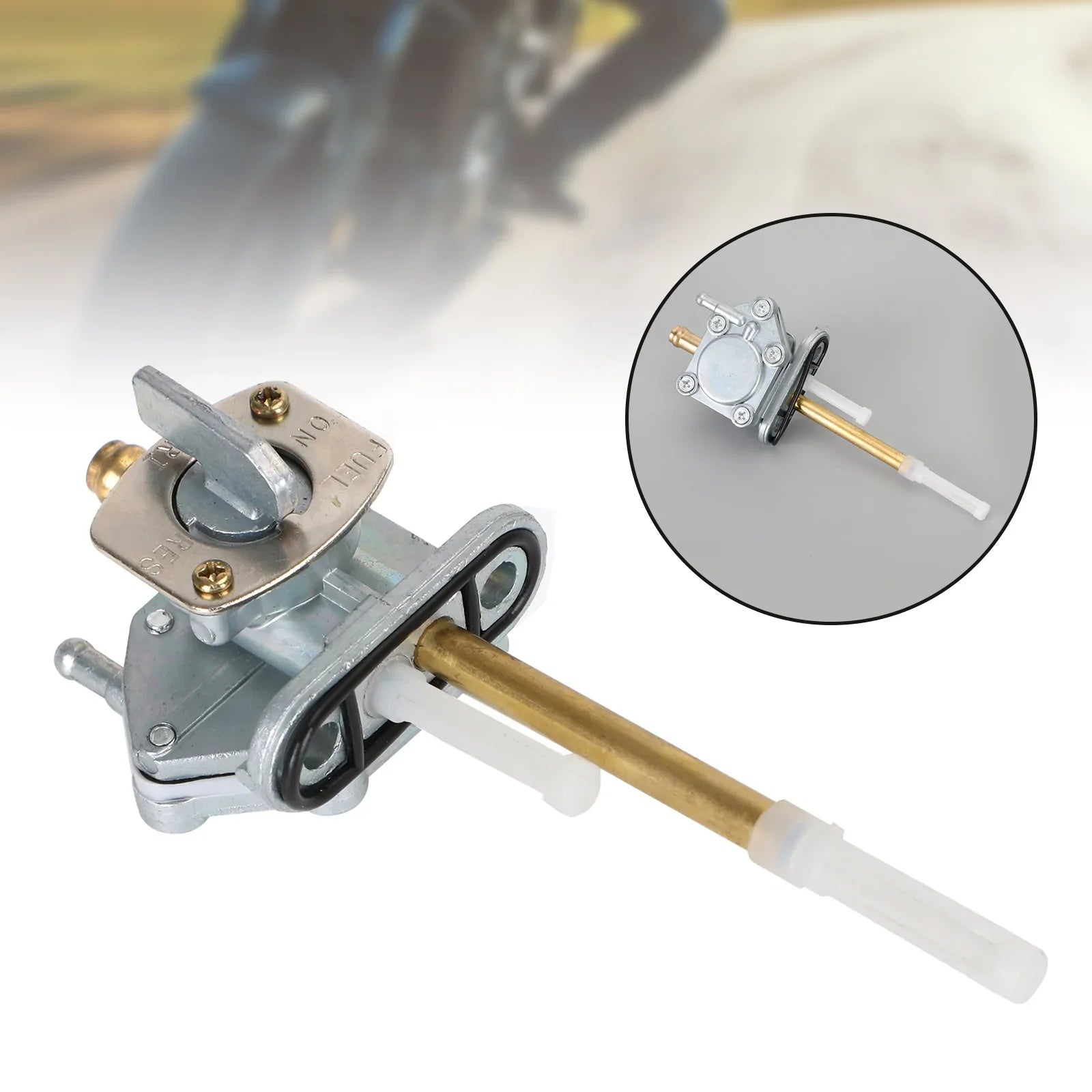 Válvula de grifo de combustible para tanque de gasolina, llave de purga para Suzuki DR-Z400S 00-19 DR-Z400SM 05-21 genérico