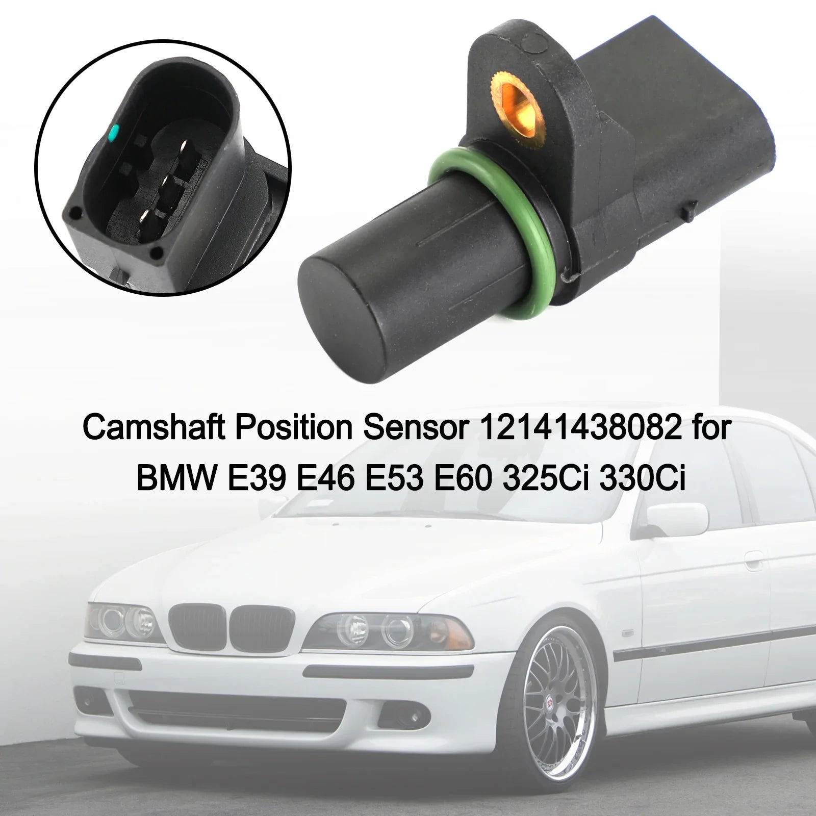 Capteur de position d'arbre à cames 12141438082 pour BMW E39 E46 E53 E60 325Ci 330Ci générique