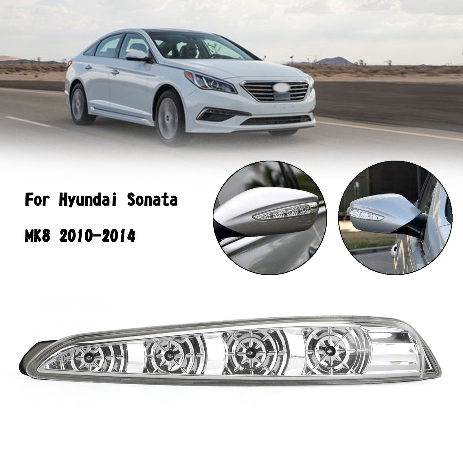 Para wskaźników Hyundai Sonata MK8 2011-2015 Lampa lustrzowa