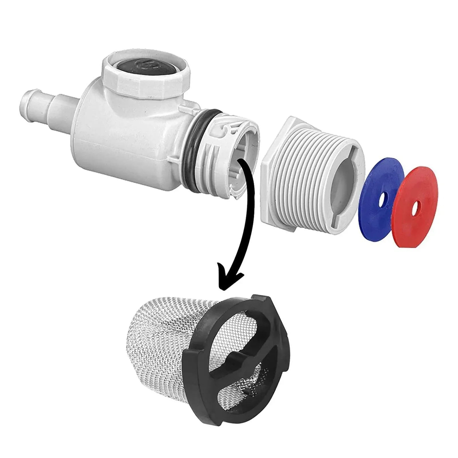 2 szt. Polaris Cleaner 6-504-00 do montażu na ścianie i szybkozłącza ekranu filtra