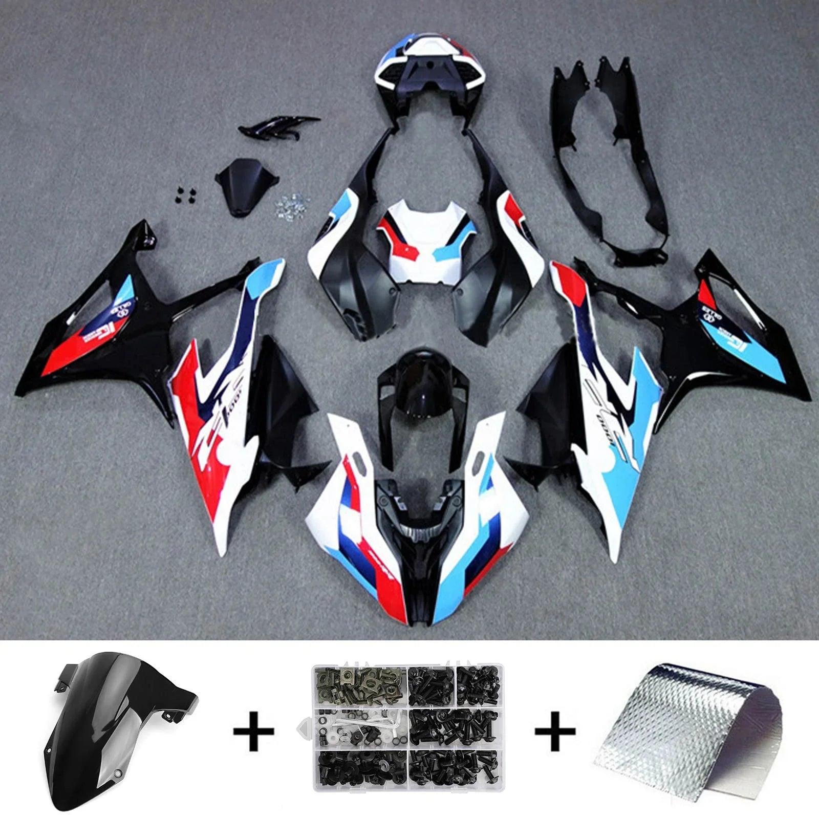 Kit de carenado Amotopart para BMW S1000RR 2019-2022 Genérico