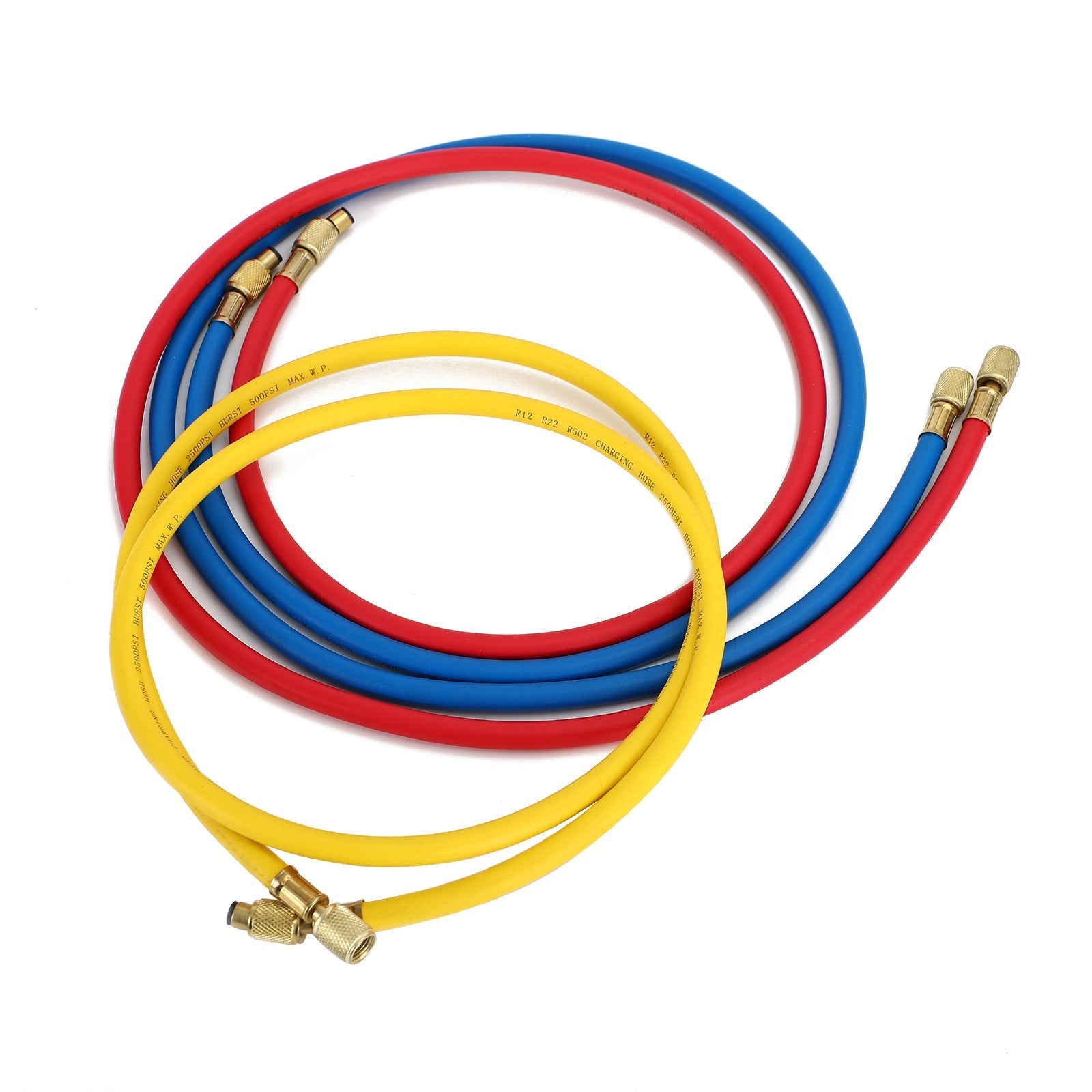 1/4" SAE 60" 5' Cevi za polnjenje klimatske naprave Cev za hladilno sredstvo R134A Klimatska naprava