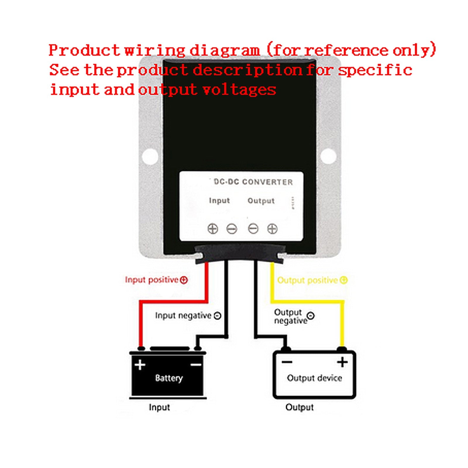 Régulateur de convertisseur d'alimentation de tension DC 5V ~ 11V à 12V 5A étanche