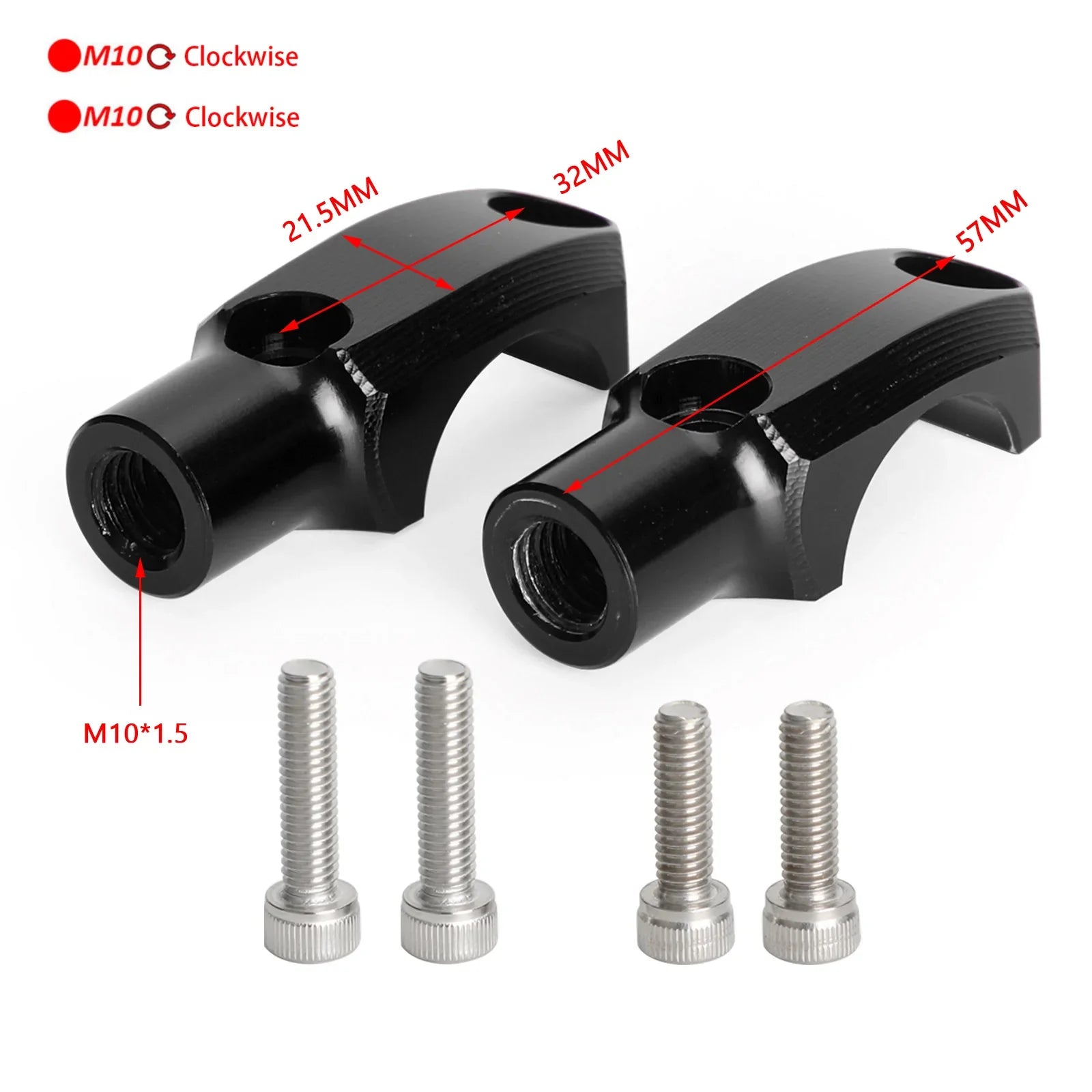 Master-cilinder spiegelondersteuning voor BMW G310R/GS C400X C400GT K1200R K1300R Generic