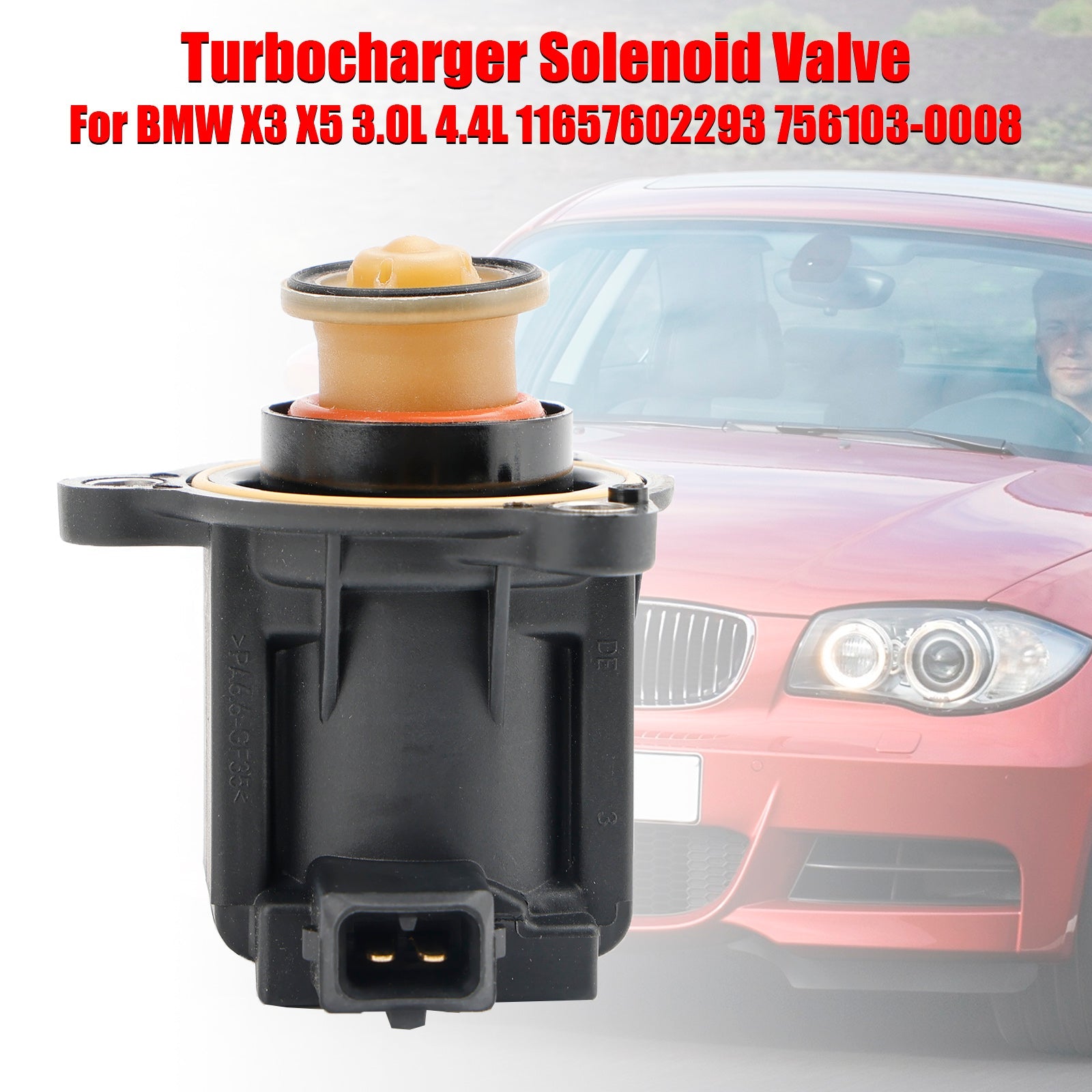 Zawór elektromagnetyczny turbosprężarki BMW X3 X5 3,0 l 4,4 l 11657602293 756103-0008