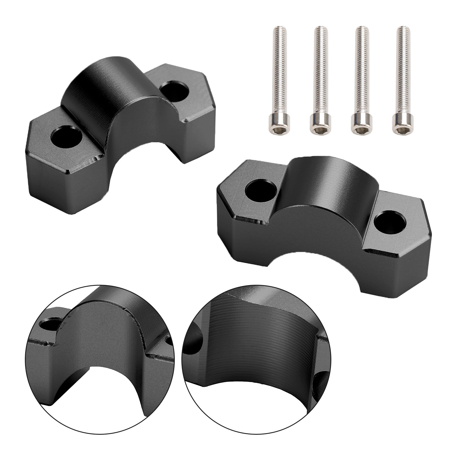 Rehausses de guidon aluminium 25 mm pour BMW F850GS F850GSA 2018 - 2023
