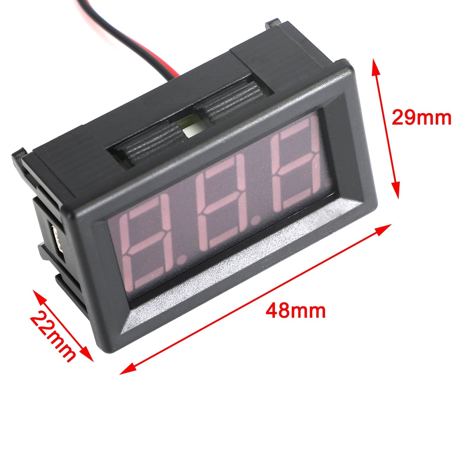 5 stuks DC5-120V 0.56" 2-draads LED digitaal displaypaneel voltmeter volttester