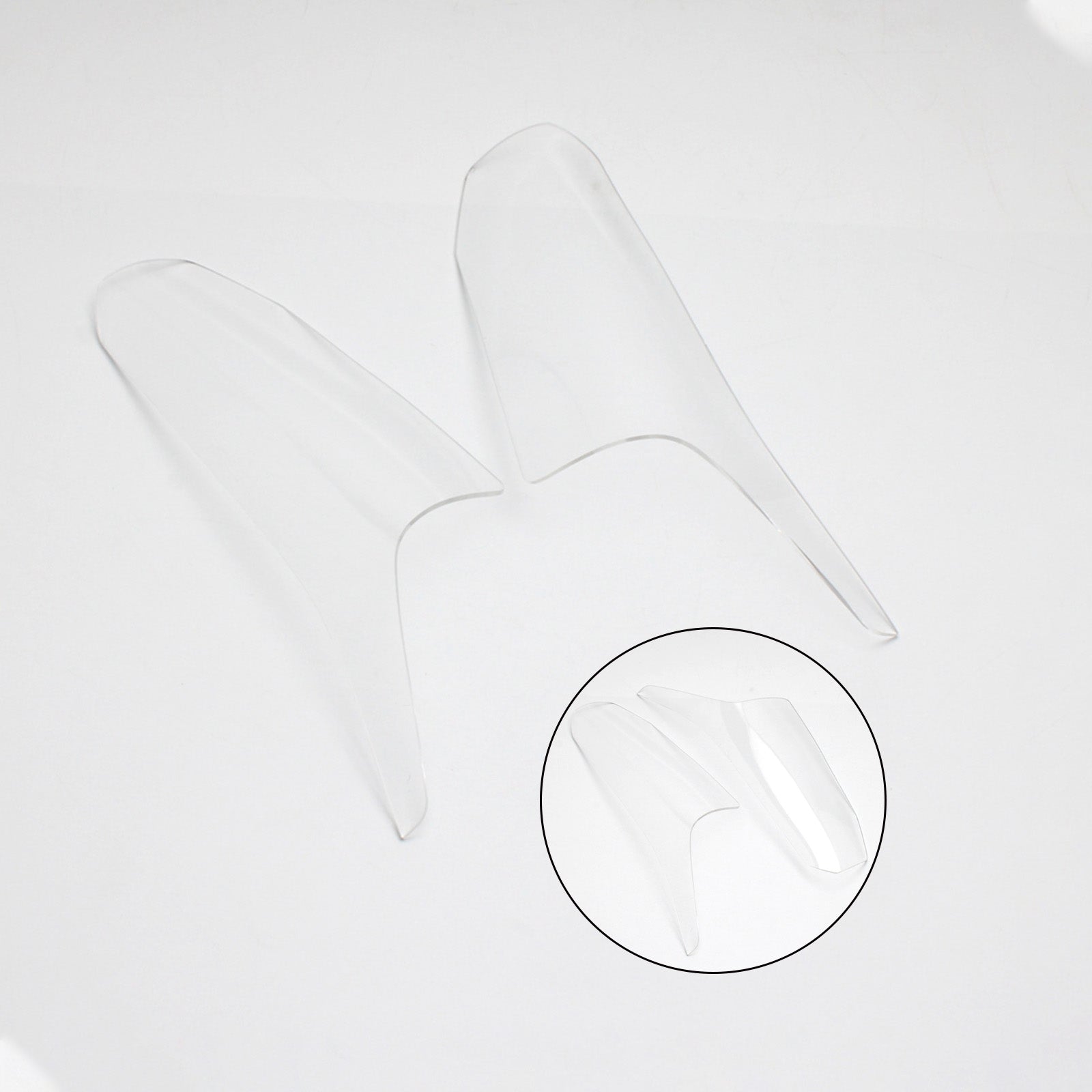 Headlight Lighthouse -objektiivin suojaus, joka sopii Honda CBR650R 2019-2021: lle yleinen savu