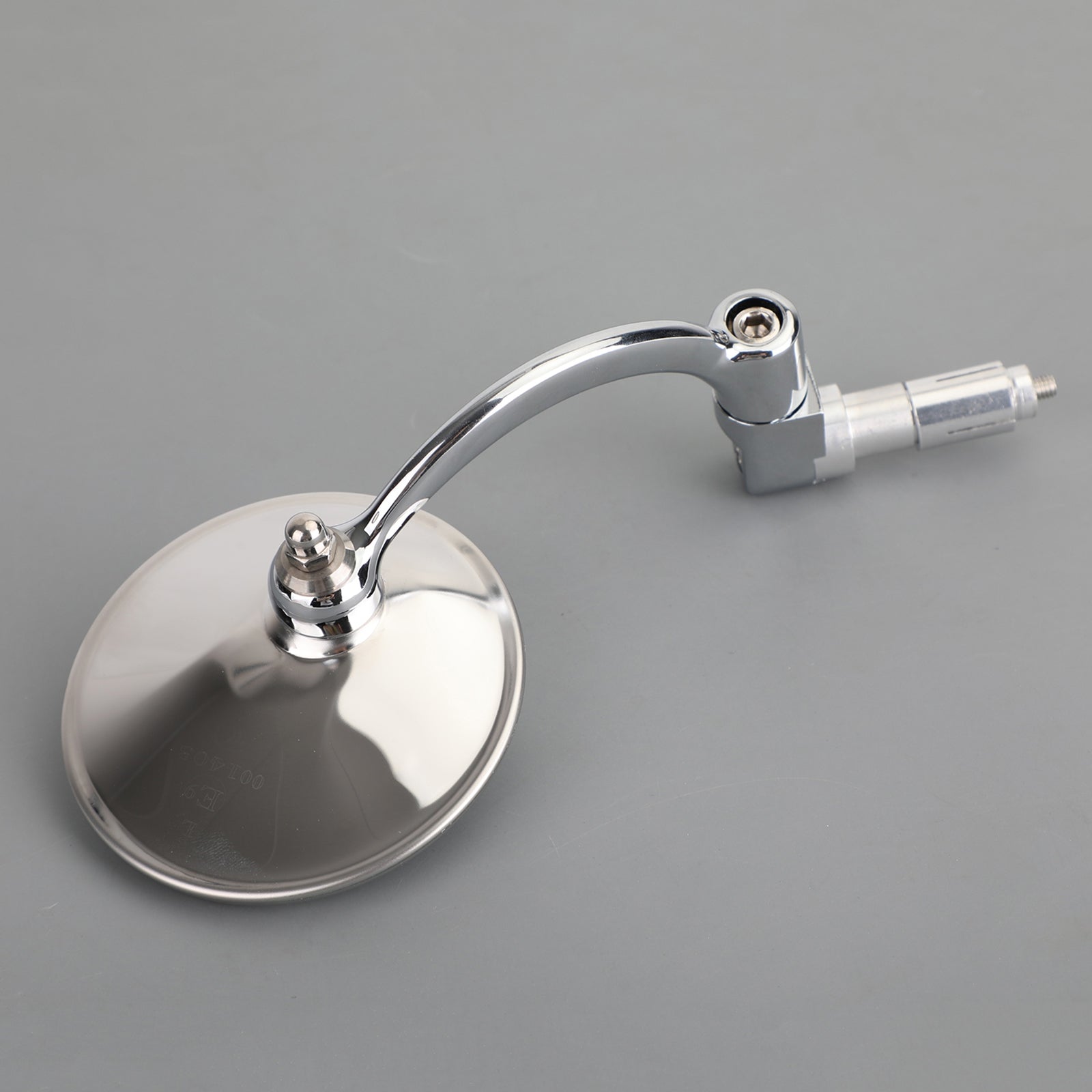 Rétroviseurs d'extrémité de guidon chromés pour moto Cafe Racer Old School Clubman 22mm générique