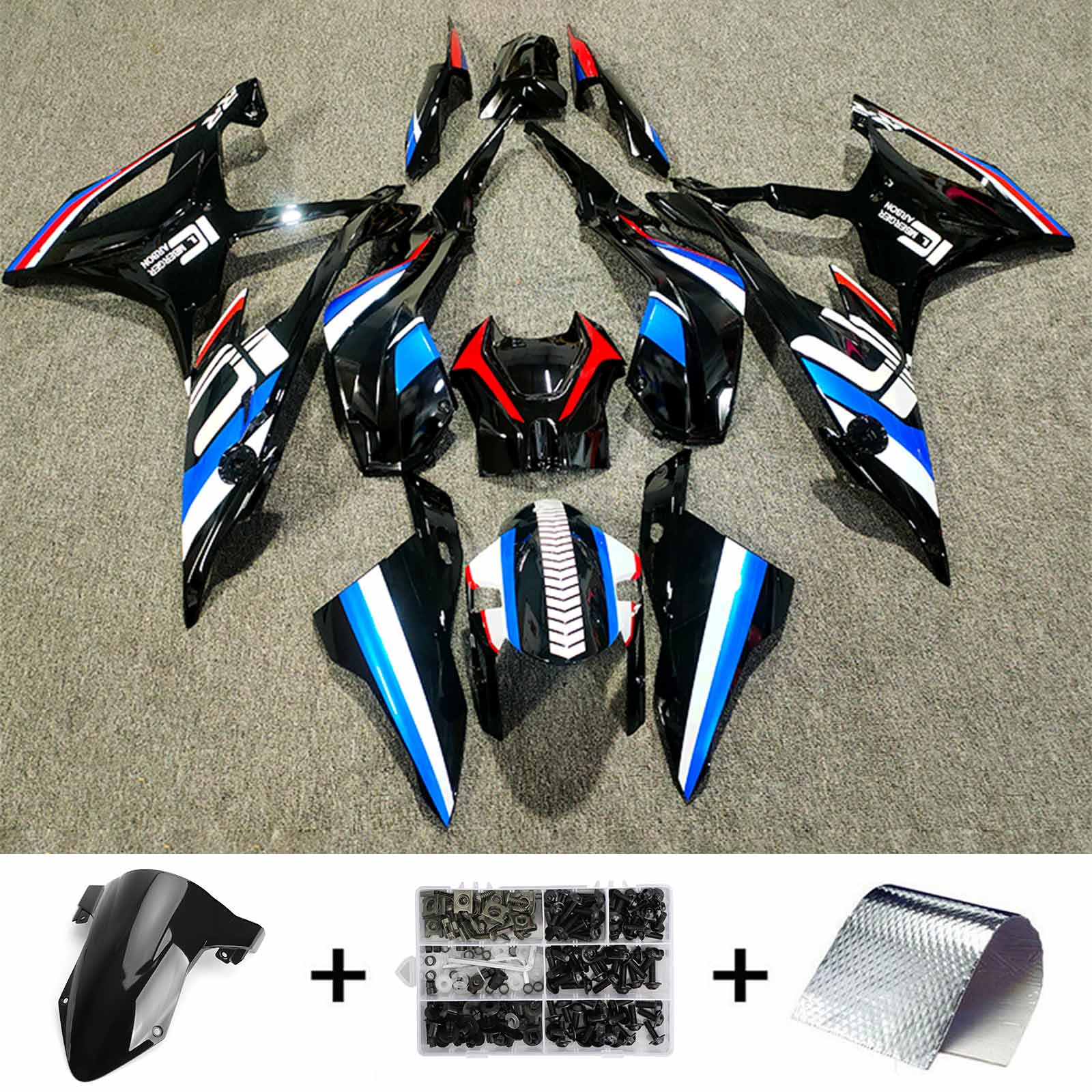 Kit de carenado Amotopart para BMW S1000RR 2019-2022 Genérico