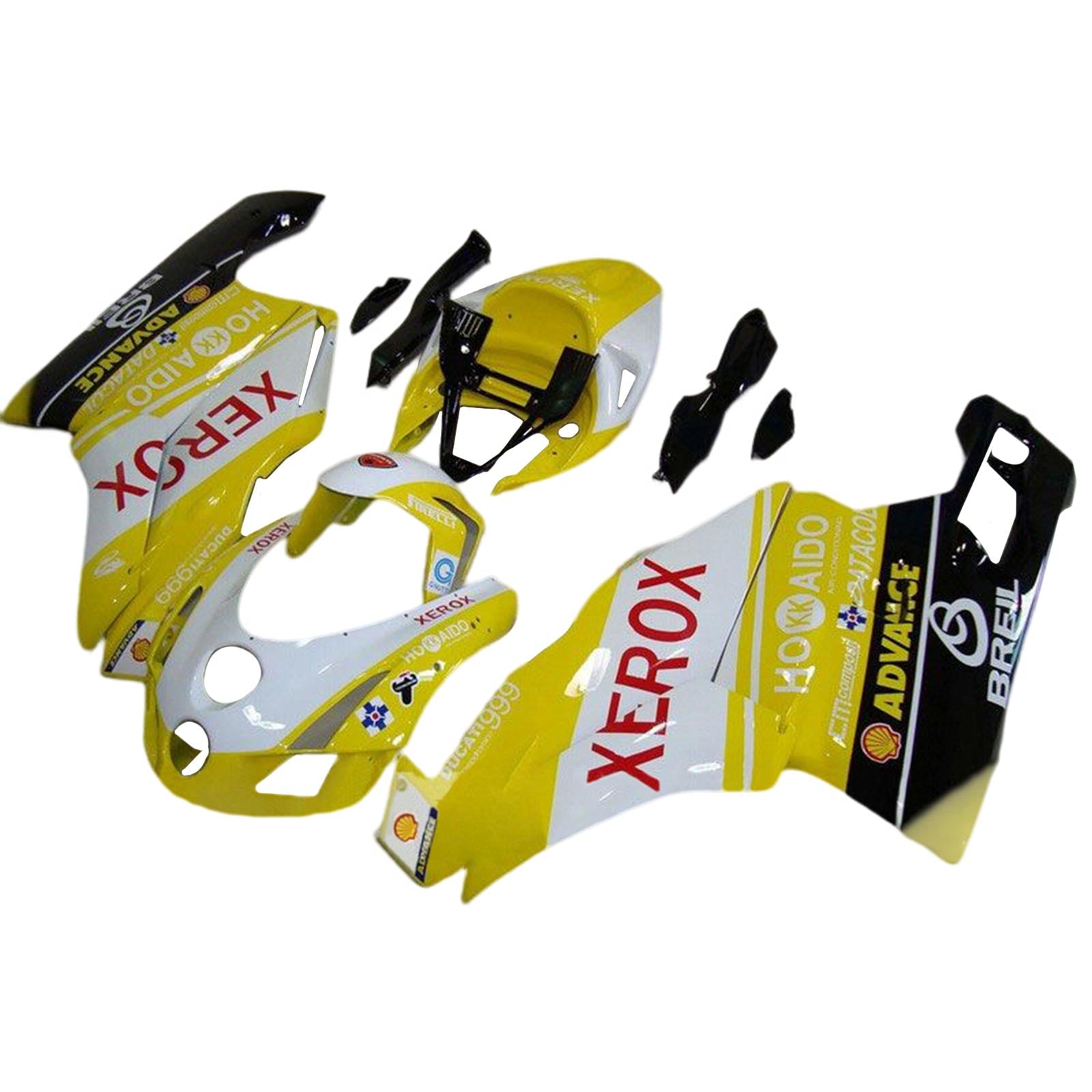 Amotopart Ducati 999 749 2003 2004 Kit Carénage Carrosserie ABS