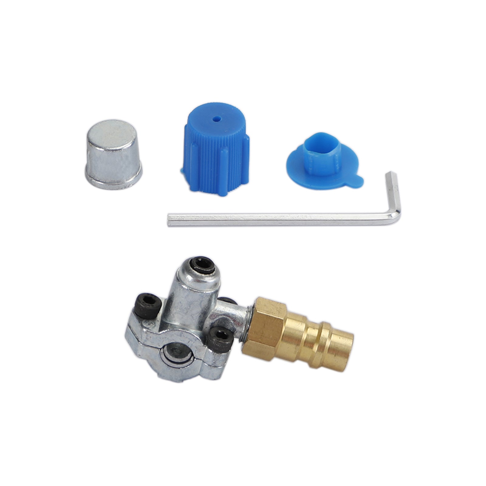 Pour réfrigérant R12 R22 R134A A/C Retrofit Valve & BPV31 Bullet Piercing Tap Kits