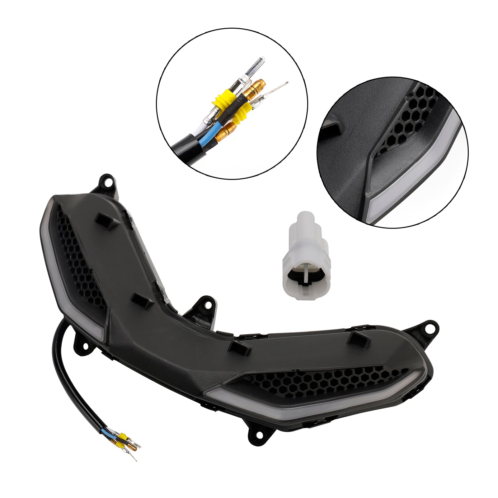 Protecteur de phare avant, gril, feu de signalisation Led pour Yamaha Y15Zr
