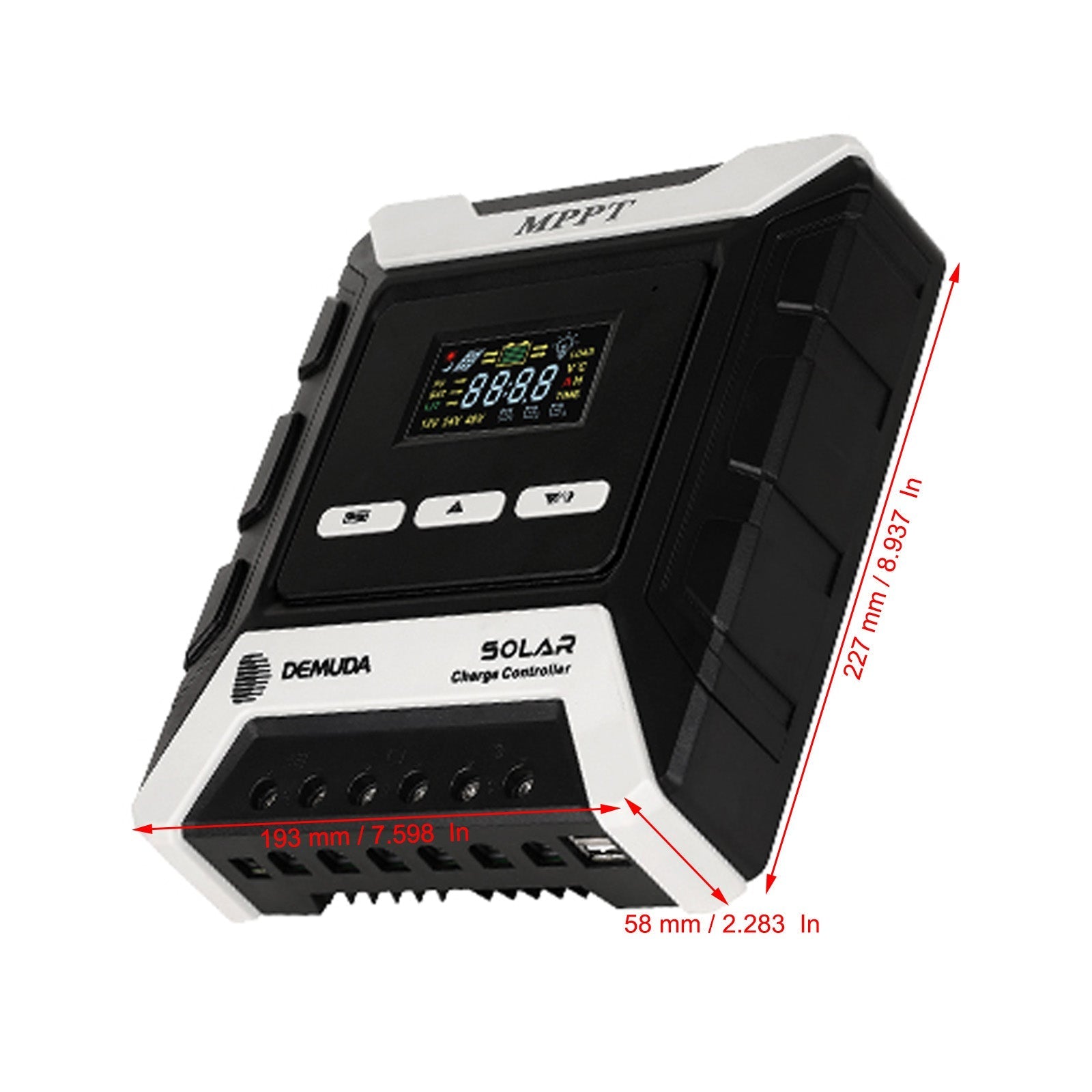 MPPT Auto Dual USB 12V-60V Solar Hybpt Hybpt Hybpt.