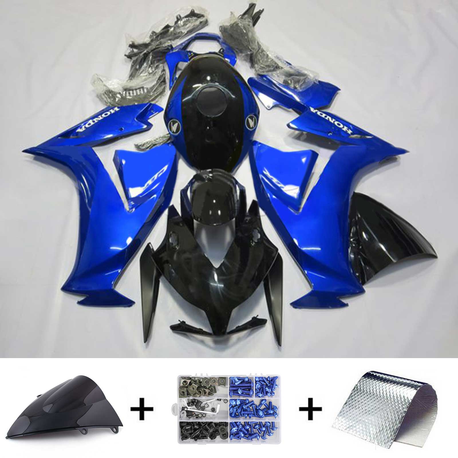 Amotopart Honda CBR1000RR 2012-2016 ABS muovinen korin suojasarja