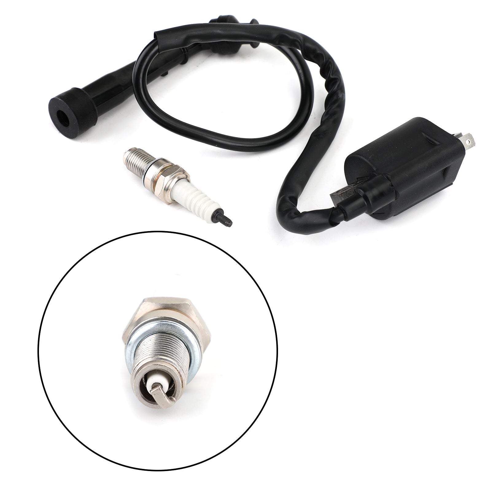 Najwyższej jakości świeca zapłonowa cewki zapłonowej do Yamaha Raptor 660R YFM660R Grizzly 660 Generic