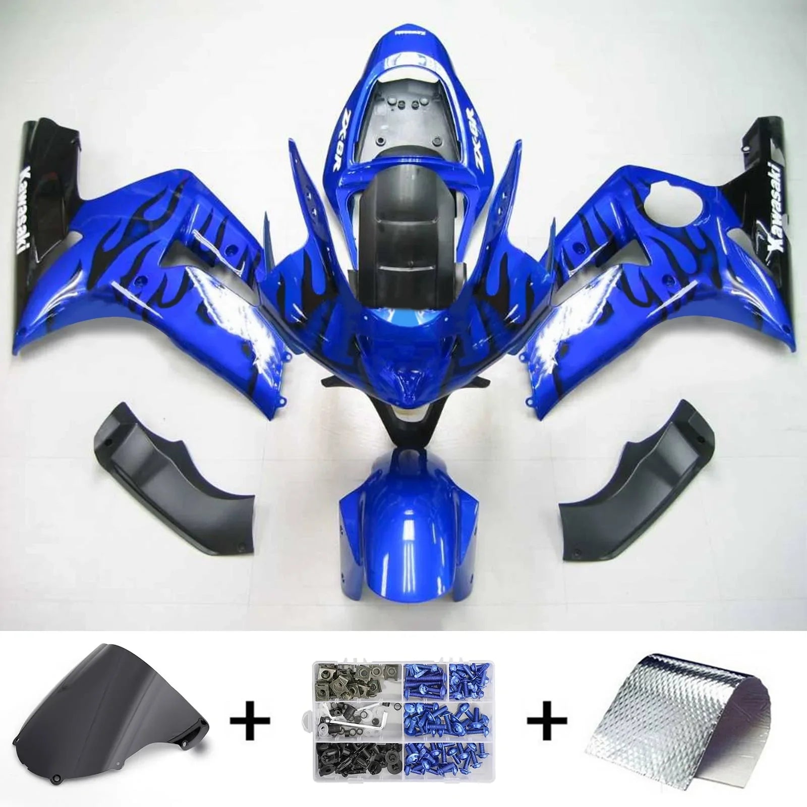 Amotopart kuipset voor Kawasaki ZX6R 636 2003-2004 Generiek