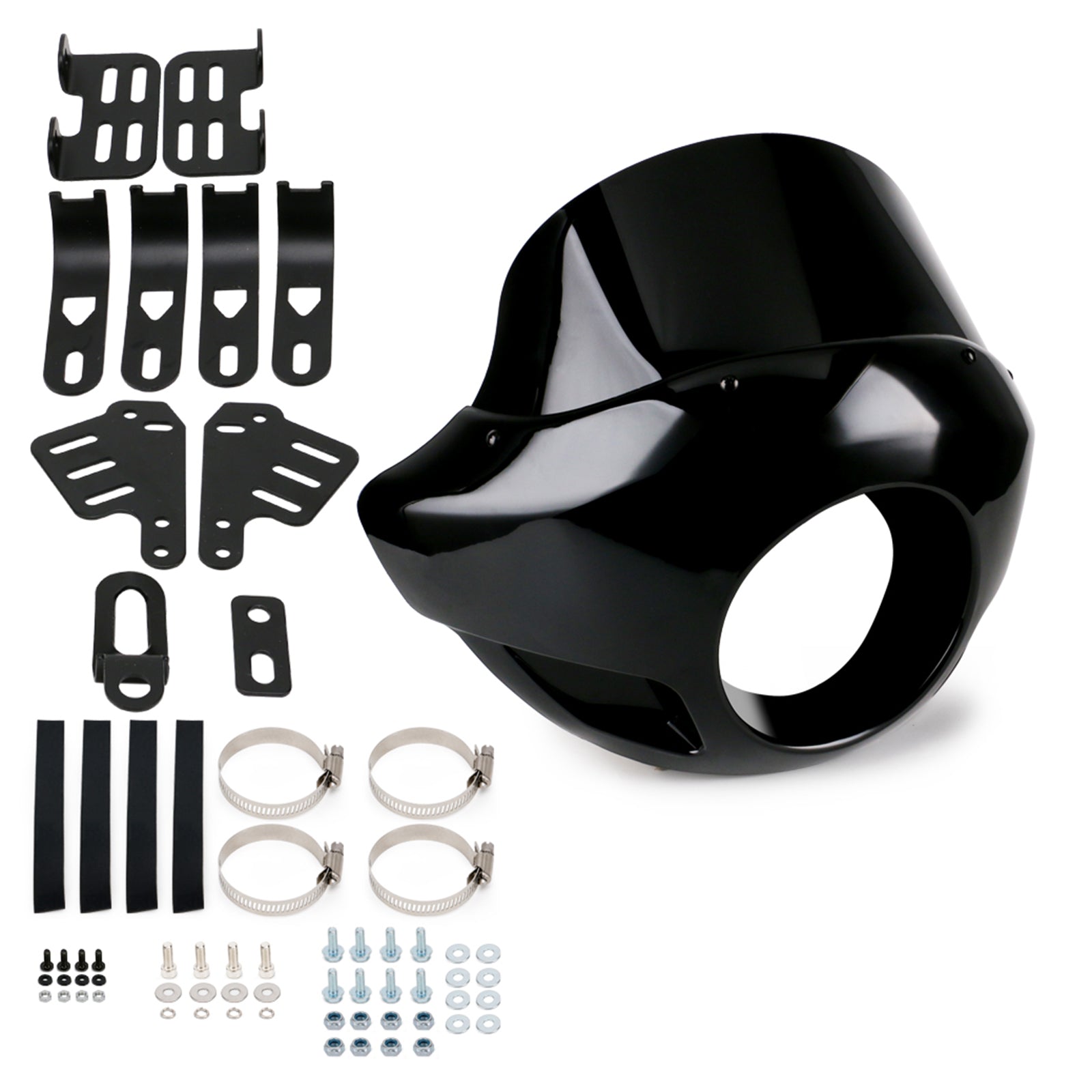 Forcelle da 35mm-49mm Fari da 5,75" Parabrezza Sportster Cupolino