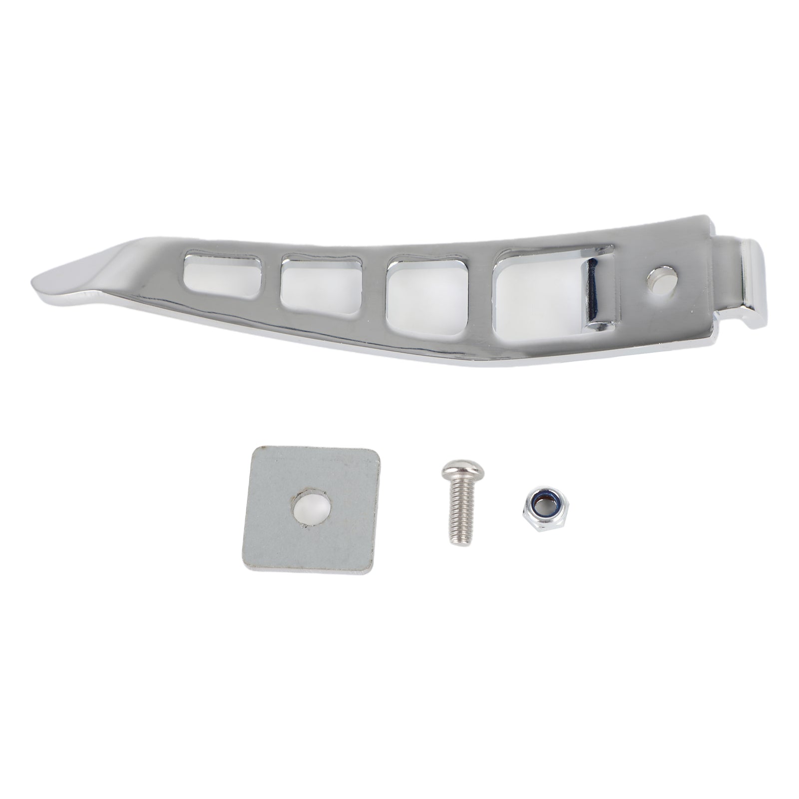 Estensione cavalletto per cavalletto moto cromata adatta per Harley Dyna Glide 93-17 generica