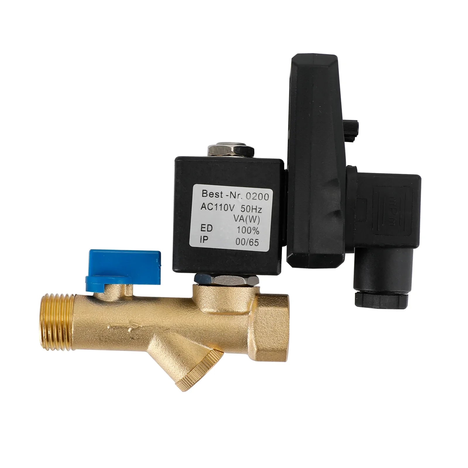 Gold Tone Compresseur d'air laiton vanne de vidange 1/4 PT mâle fileté Gold Tone Compresseur d'air laiton vanne de vidange 1/4 PT mâle fileté