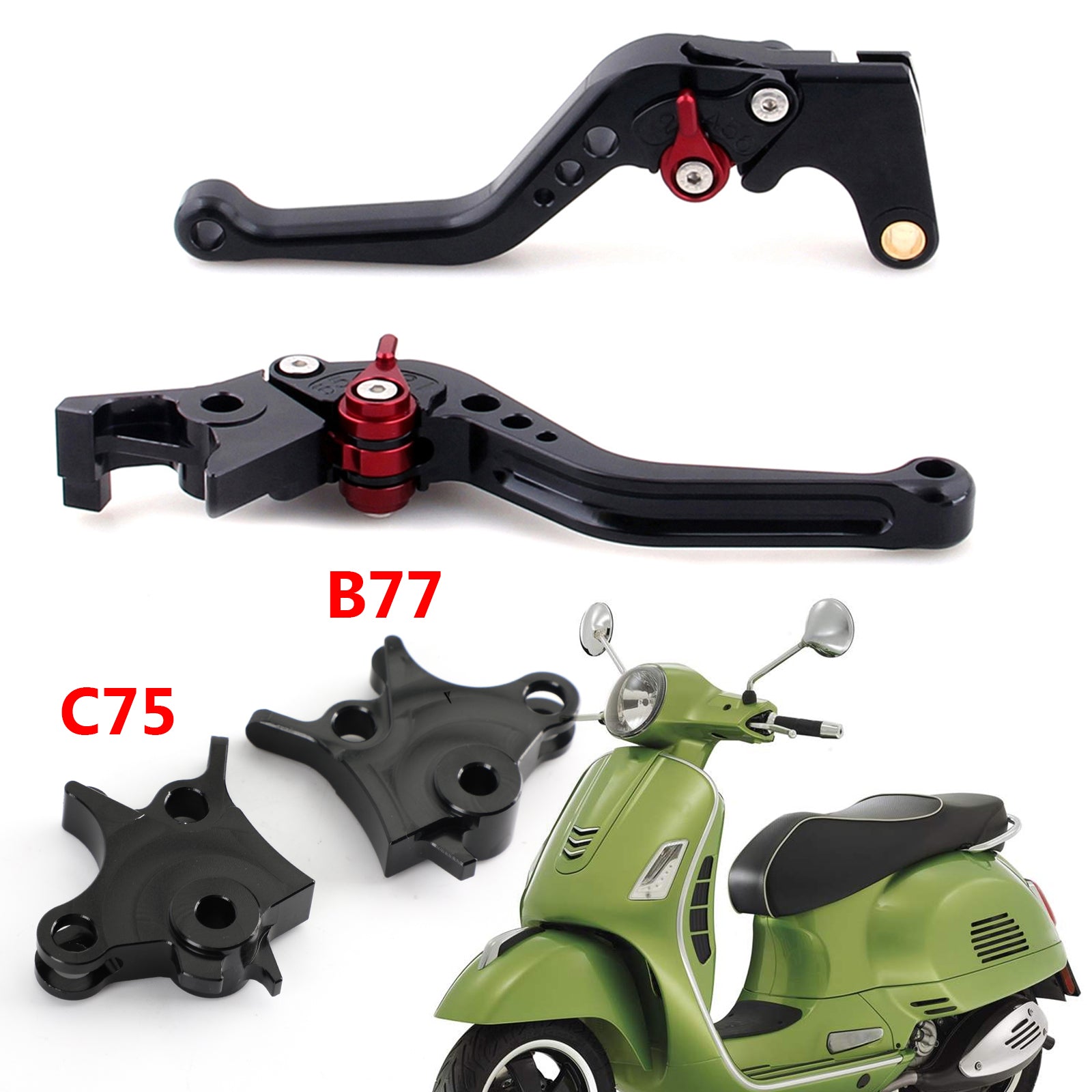 Motocikel kratke lovske ročice za BMW R1200GS Adventure (LC) 2014-2018 Generic