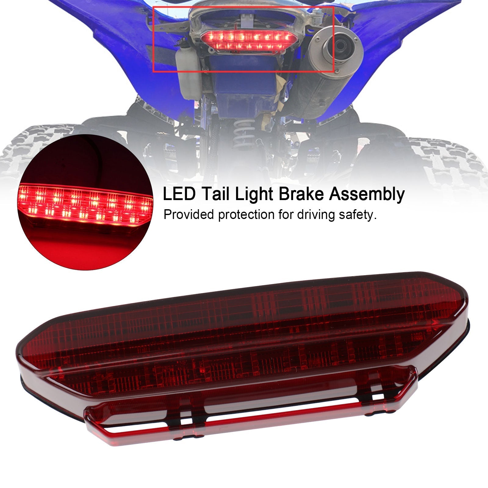 YAMAHA YFZ450 YFZ 450 2006-2009 5TG-84710-21-00 Feu arrière LED Feu arrière