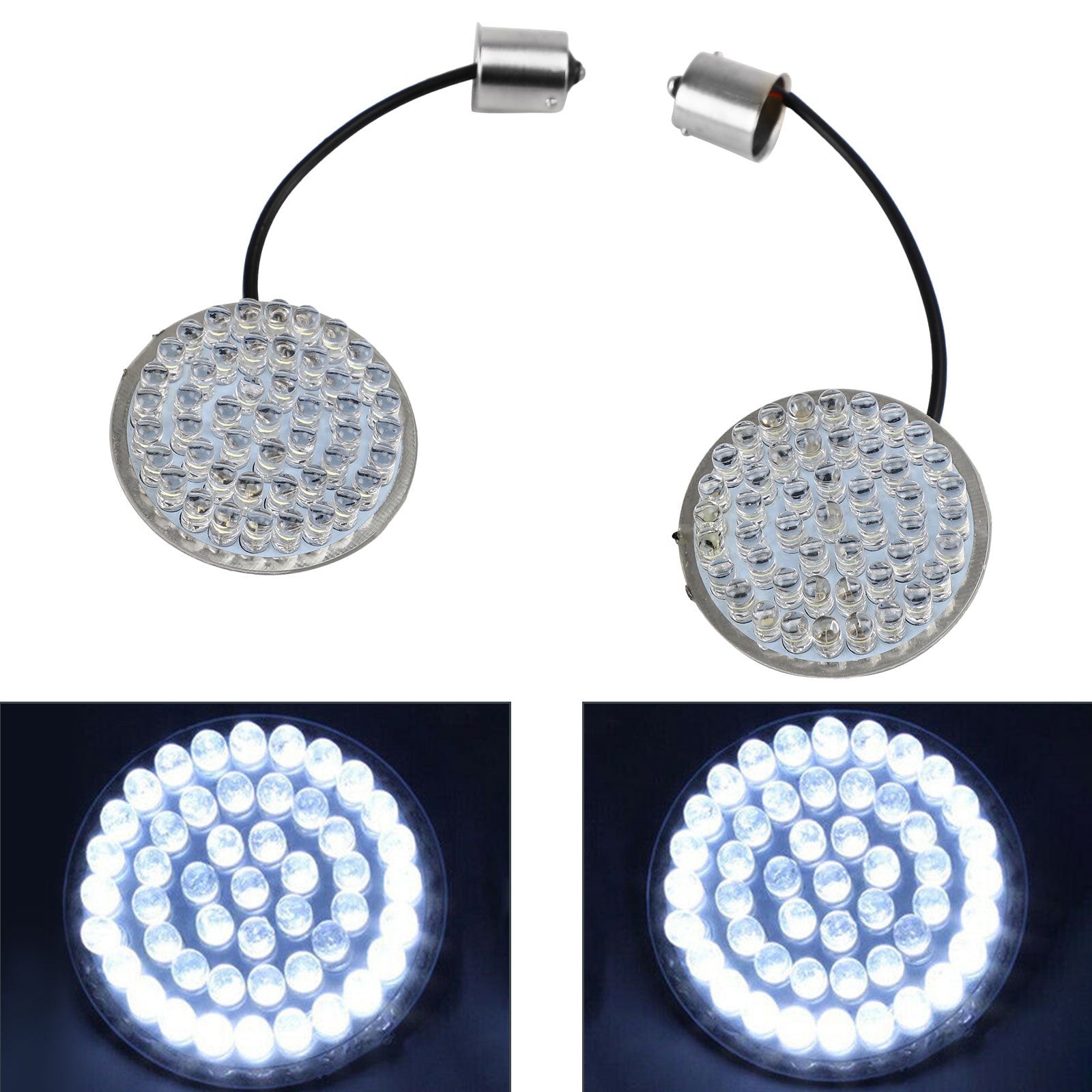 1156 LED -achterste knipperlicht voor Dyna Touring Street Road Glide 883 generiek