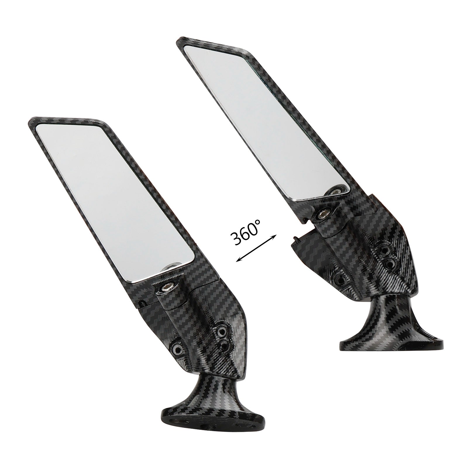 Rétroviseurs à aileron pivotant pour Honda CBR600RR 03-2012 CBR600F 11-2014