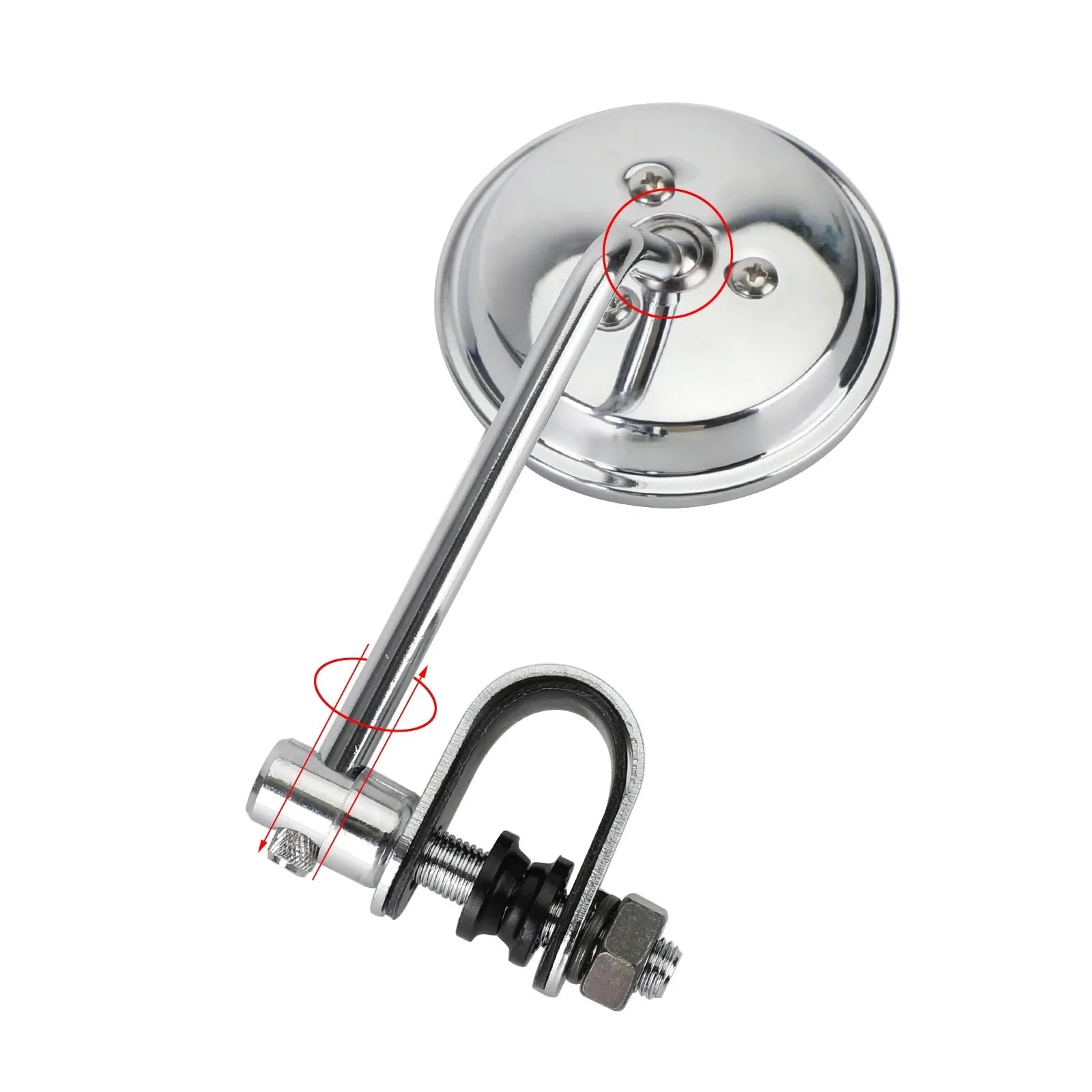 Old Style Pliers 3 "Round Mirrors -tang voor café racer chopper bobberpaar generiek