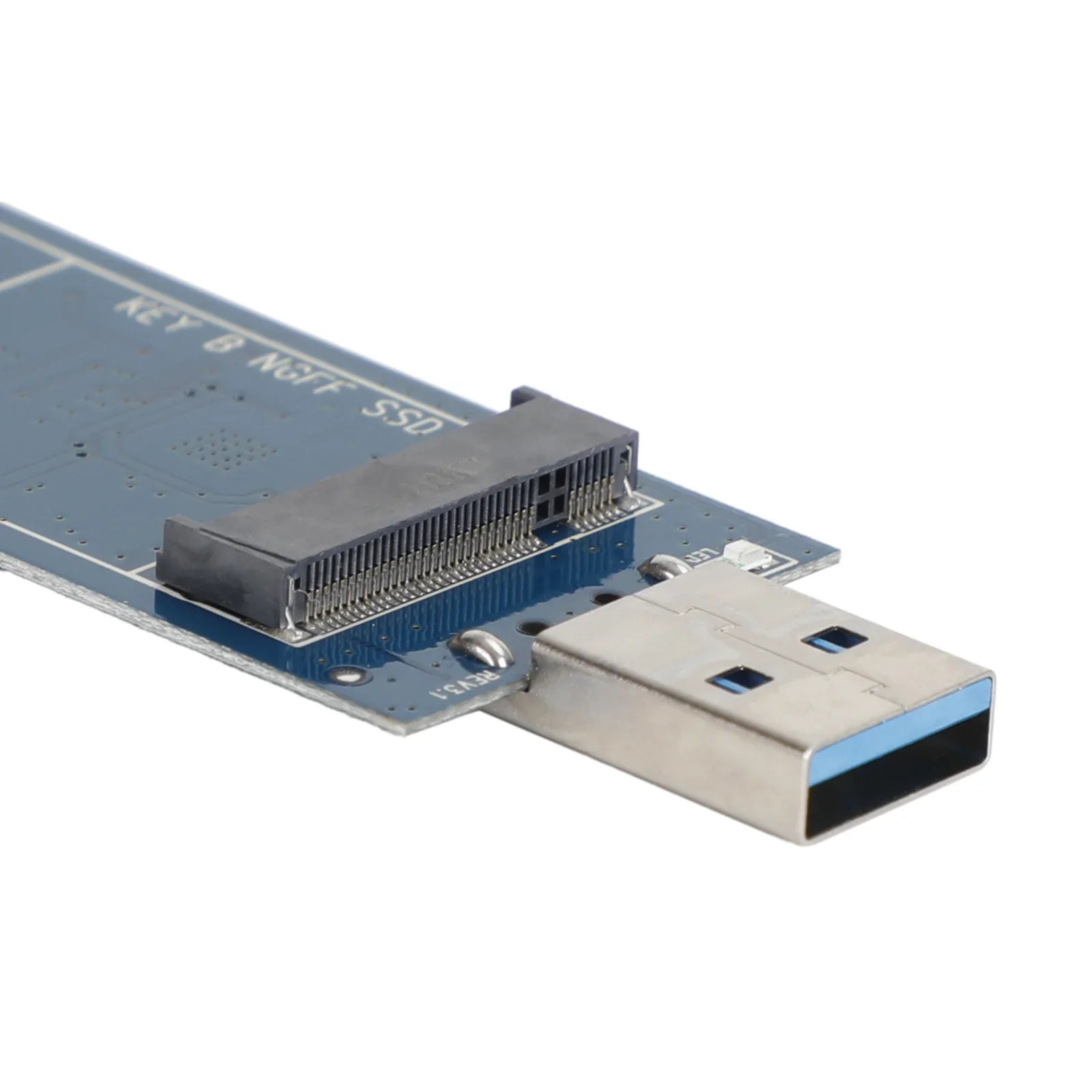 Adaptador M.2 a USB B Key M.2 SSD Adaptador Protocolo SATA para 2230 2242 2260 2280