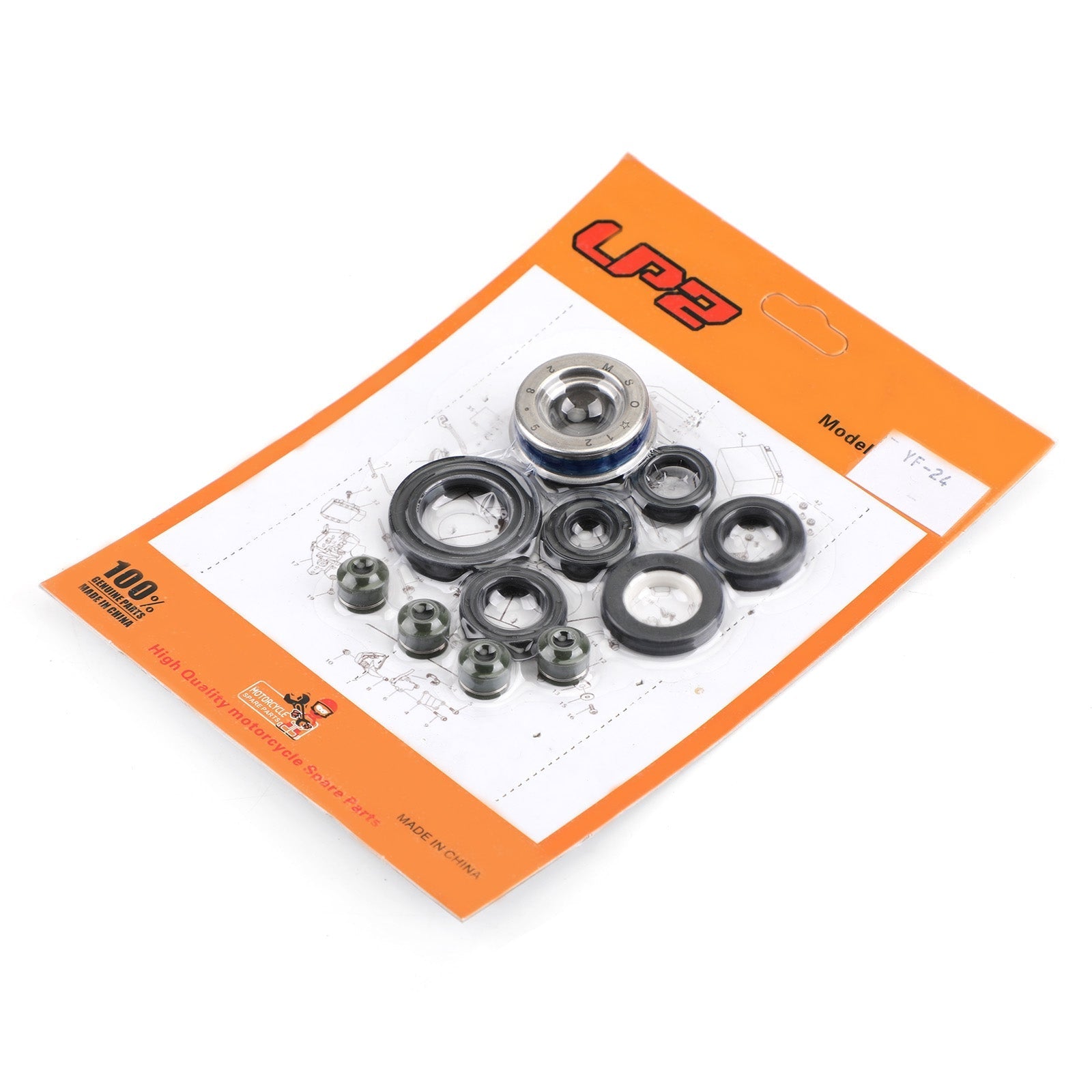 Kit paraolio motore 11 pezzi per Honda XL125V XLV125 01-10 VT125C Shadow 99-08 generico