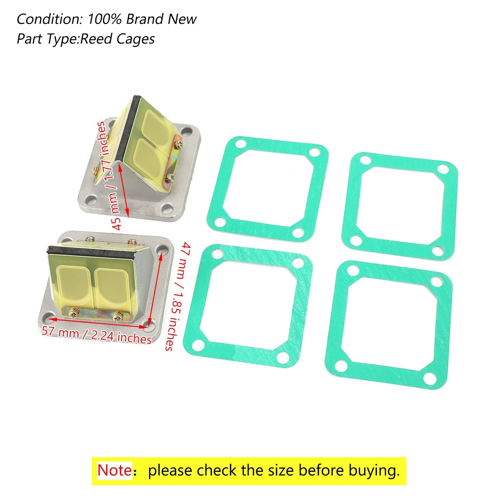 Klapete kletke + trst za Yamaha Banshee YFZ350 1987-2006 generic