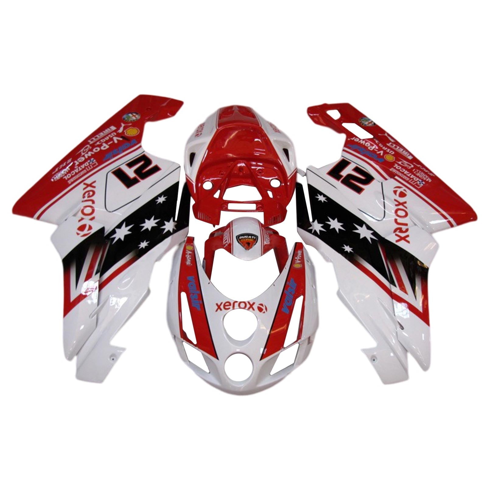 Ducati 999 749 2003 2004 Kit Carénage Carrosserie ABS