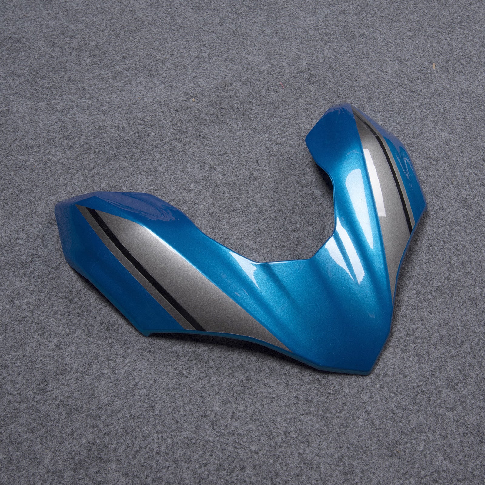 Owiewka Amotopart do Kawasaki Z900 2017-2019 Niebieskie srebrne nadwozie z wtryskiem tworzywa sztucznego