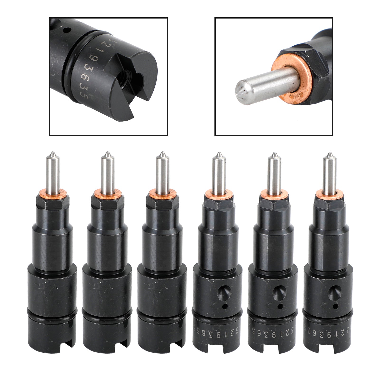 1998-2002 Dodge Cummins 5.9L 40-50 pk 6 brandstofinjectoren 0432193635 RV275 Fedex Express