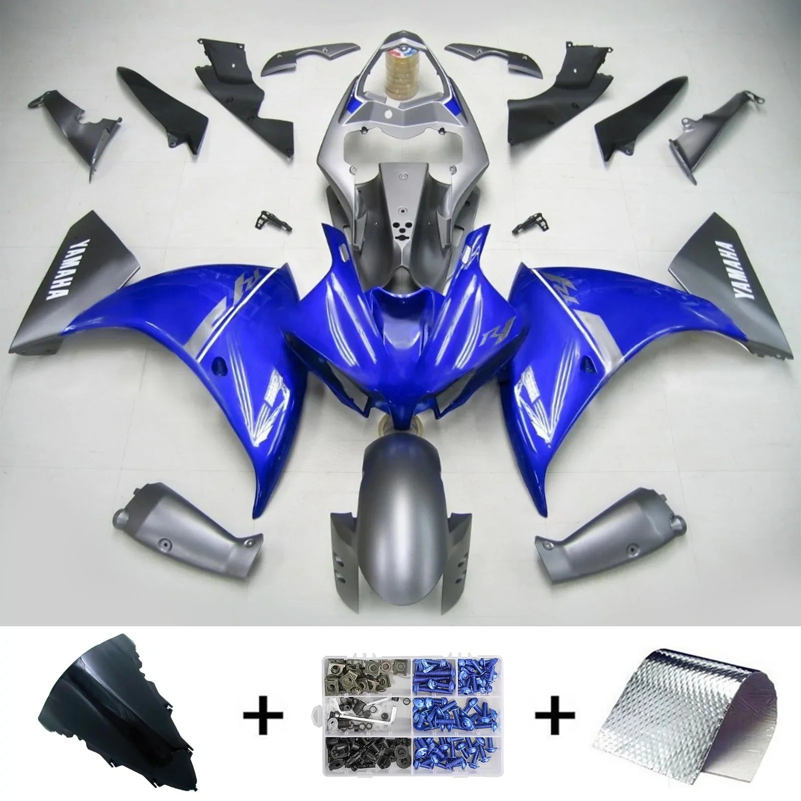 Kit de carénage Amotopart pour Yamaha YZF 1000 R1 2012-2014 générique
