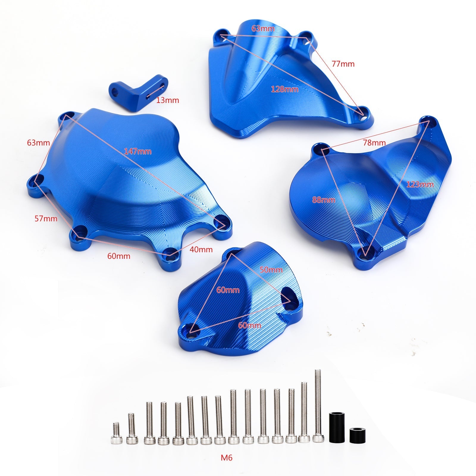 Aluminiowy silnik kapturowy dla BMW S1000RR 19+ S1000XR 20+ Tytan Generic